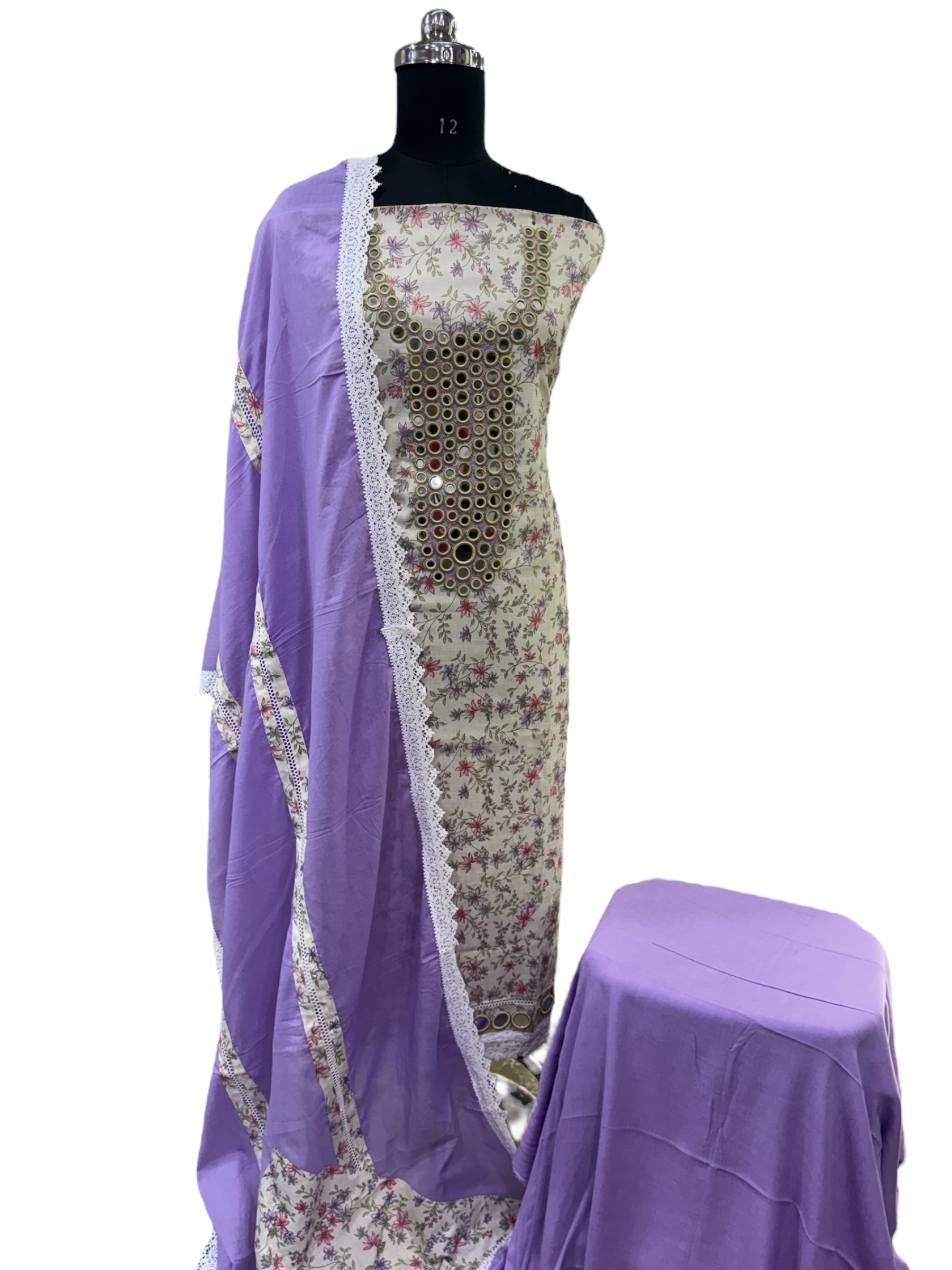 Prisha cotton linen suit set
