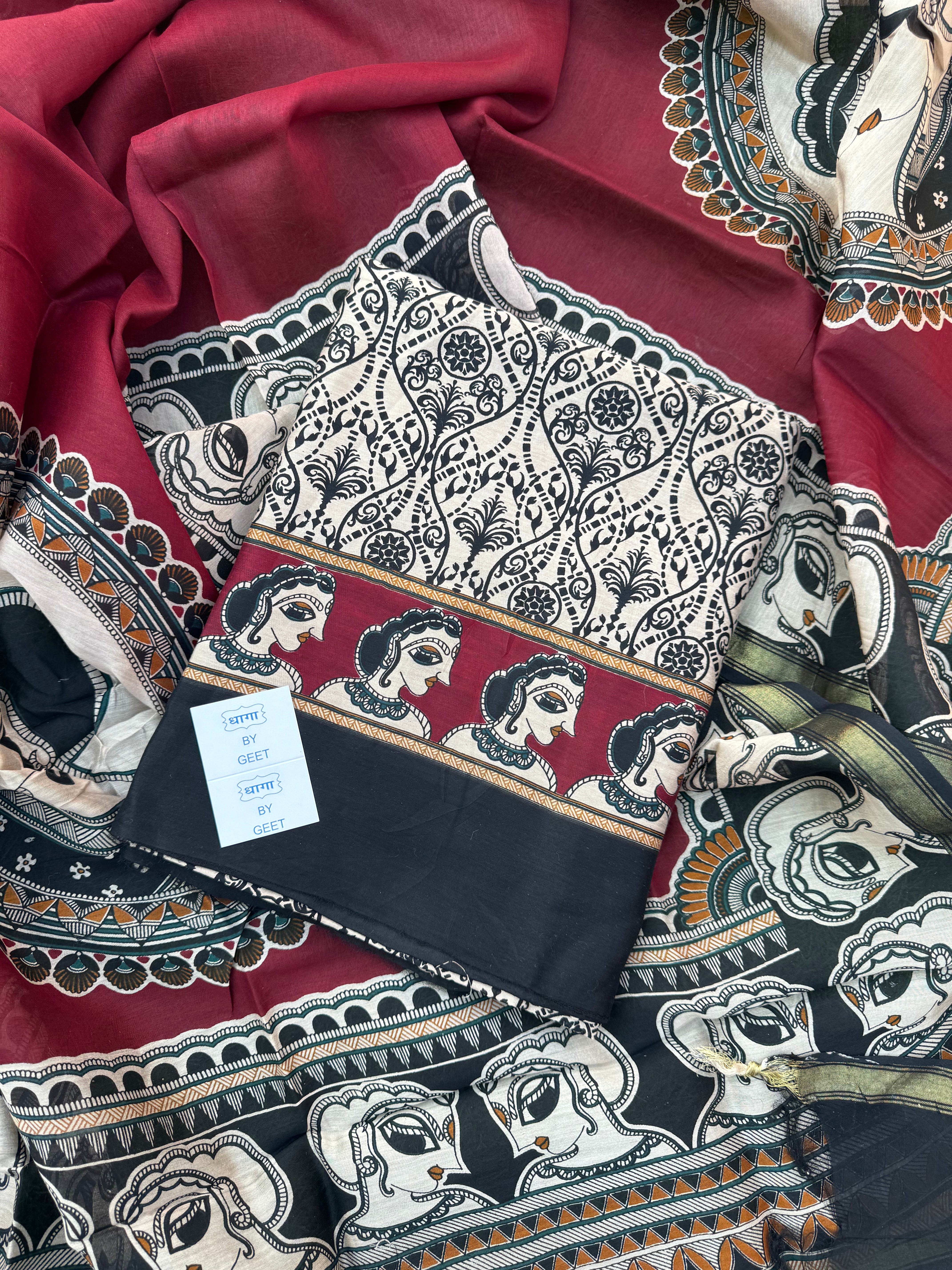 Rangriti Maheshwari suit set