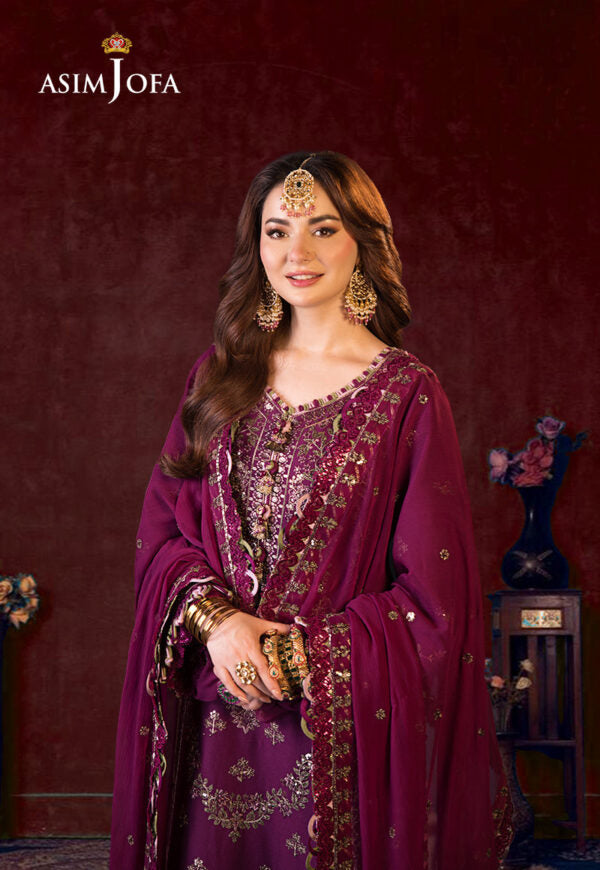 Hania Amir Salwar Kameez Limited Edition by Asim Jofa | AJFILE-11