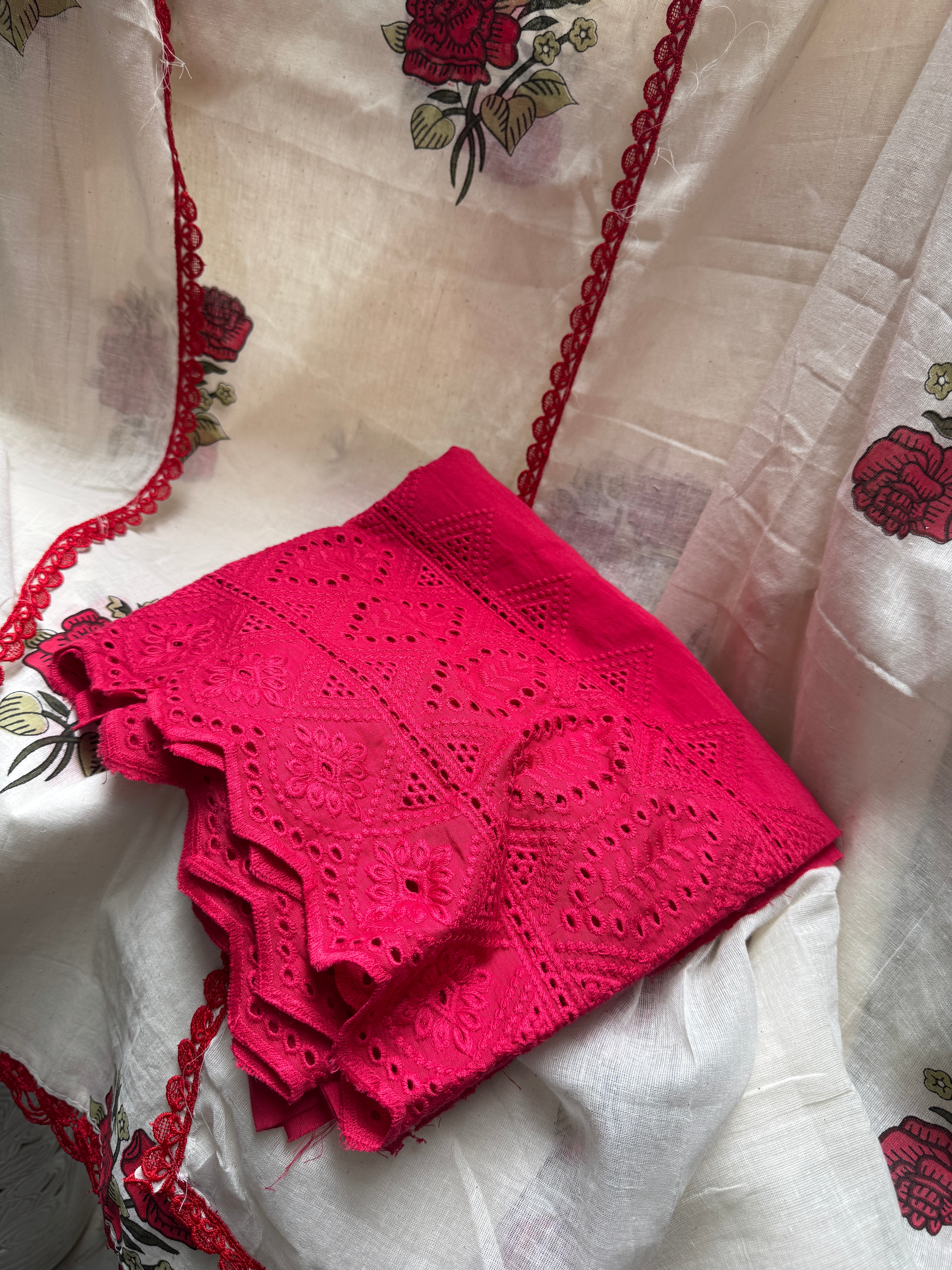Rose cotton suit set