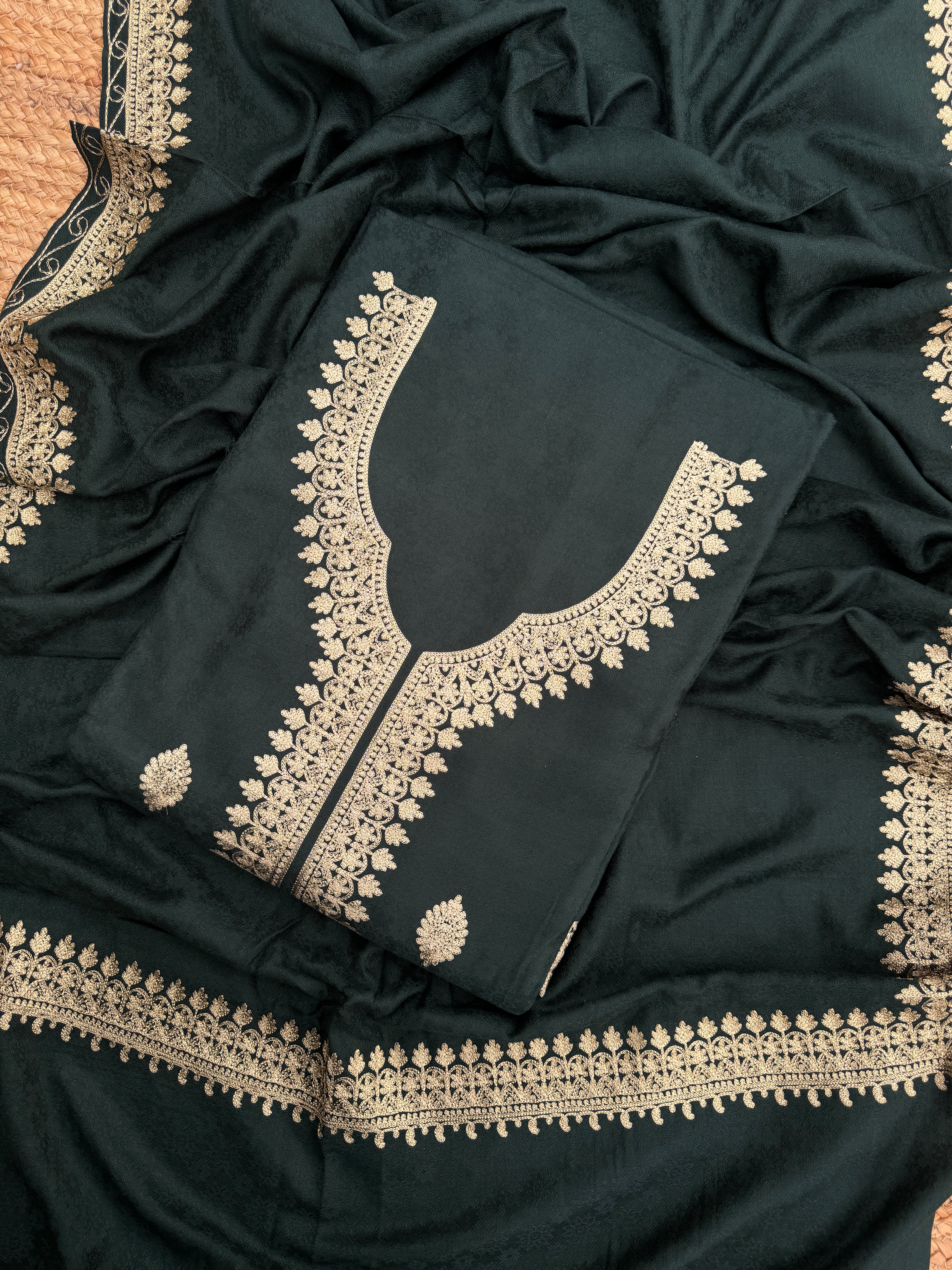 Maira pashmina suit set