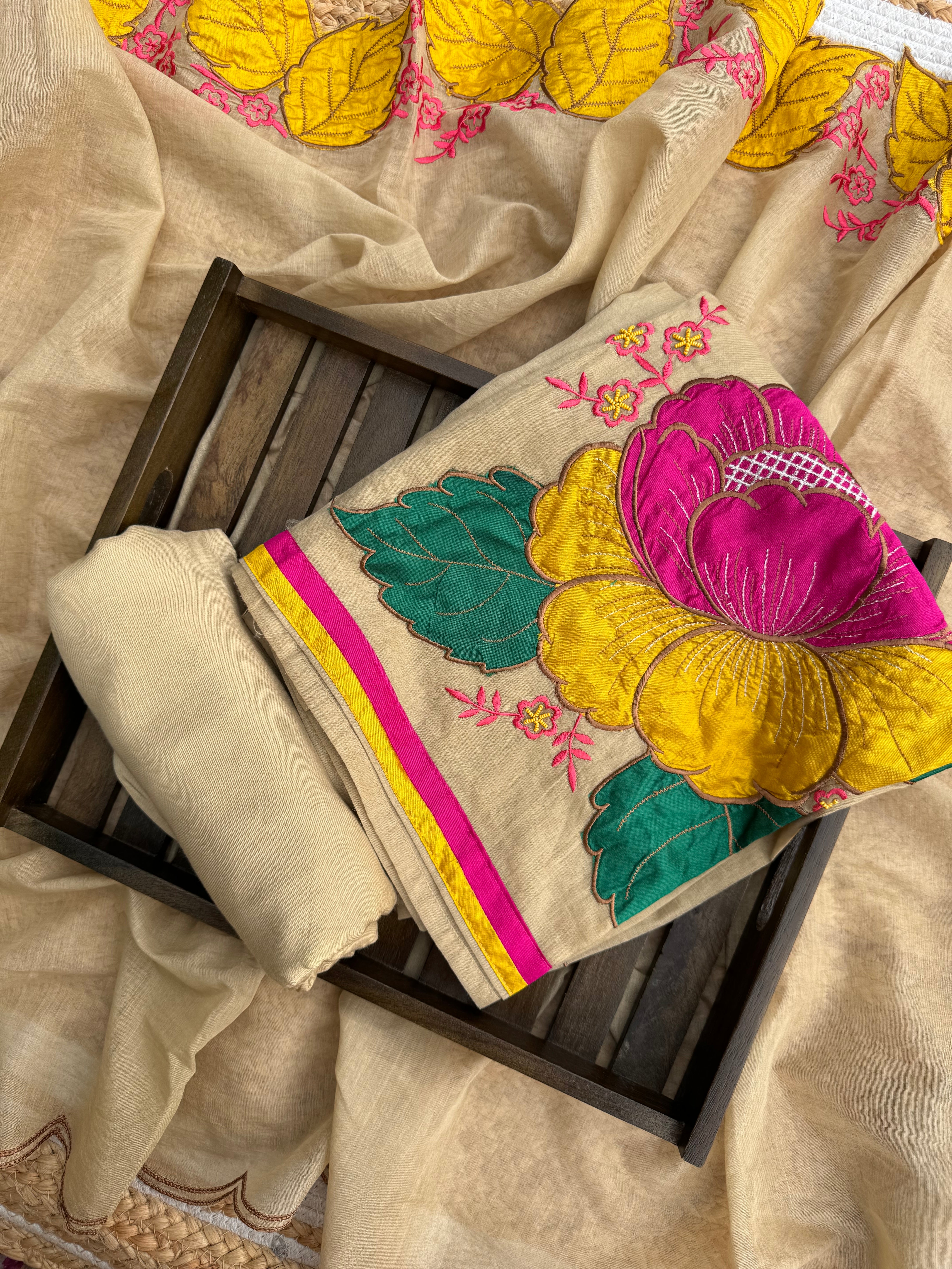 Rangrez pure Mulmul suit set