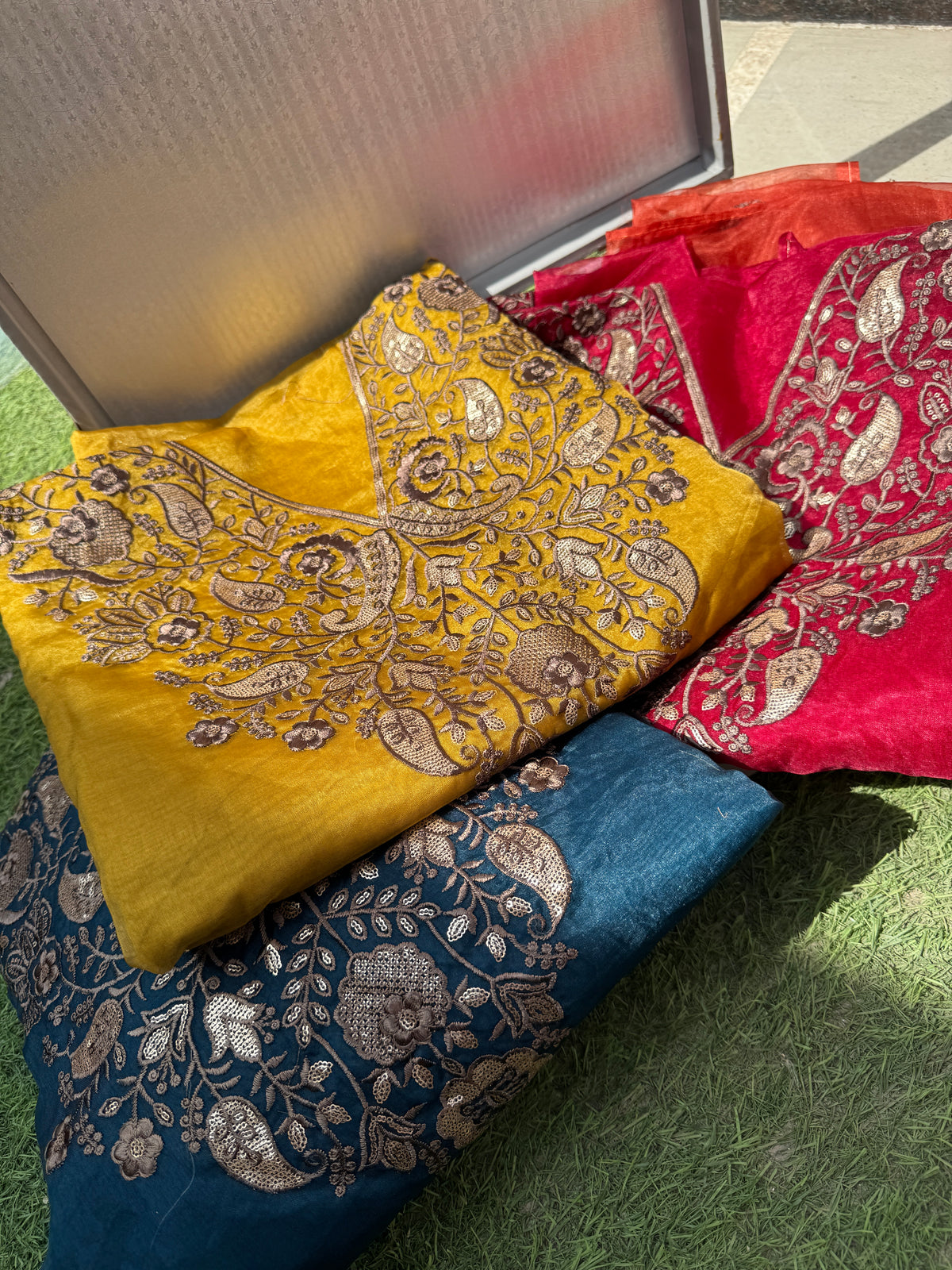 Raag organza suit set