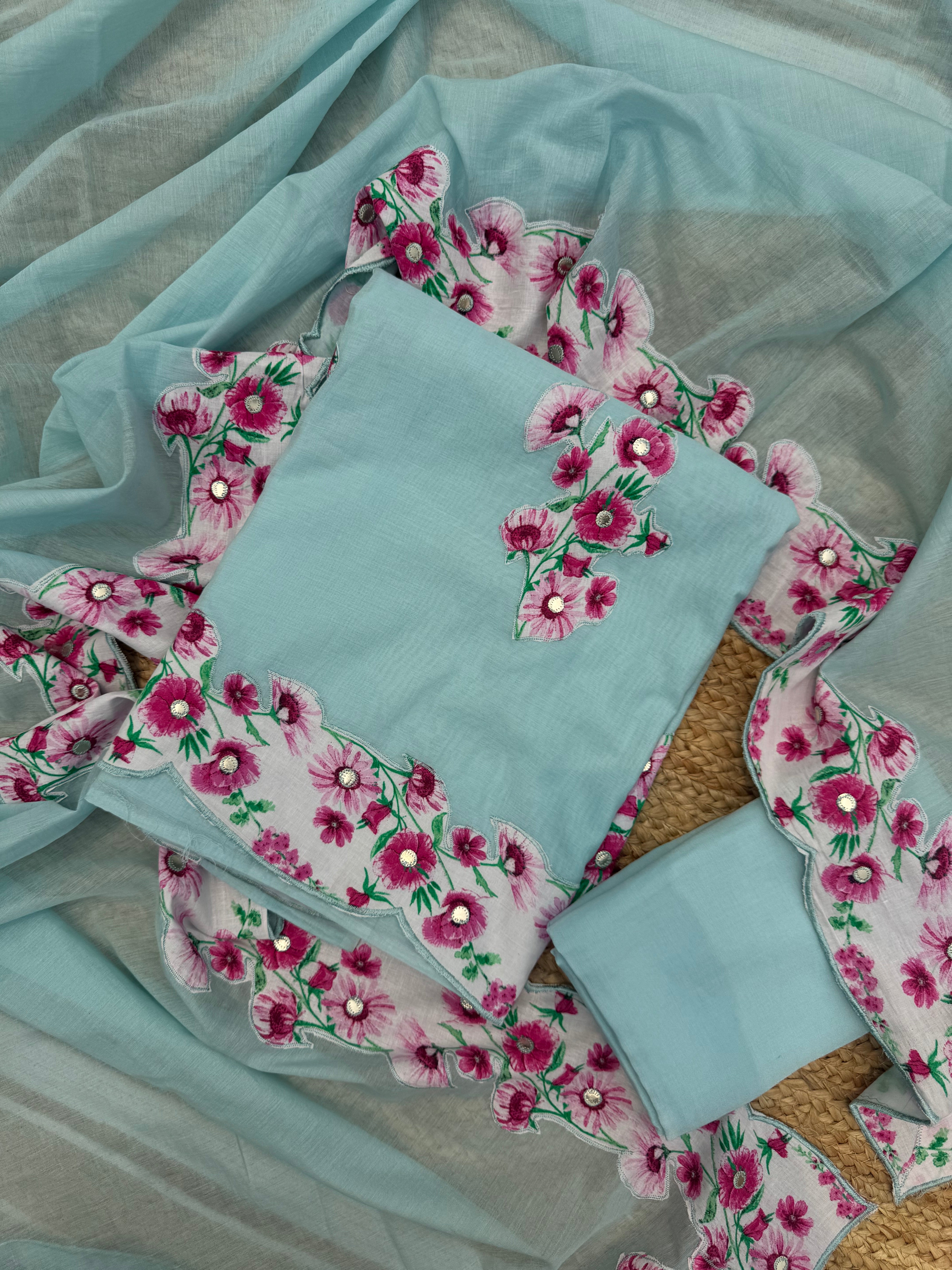 Noor pure mulmul suit set