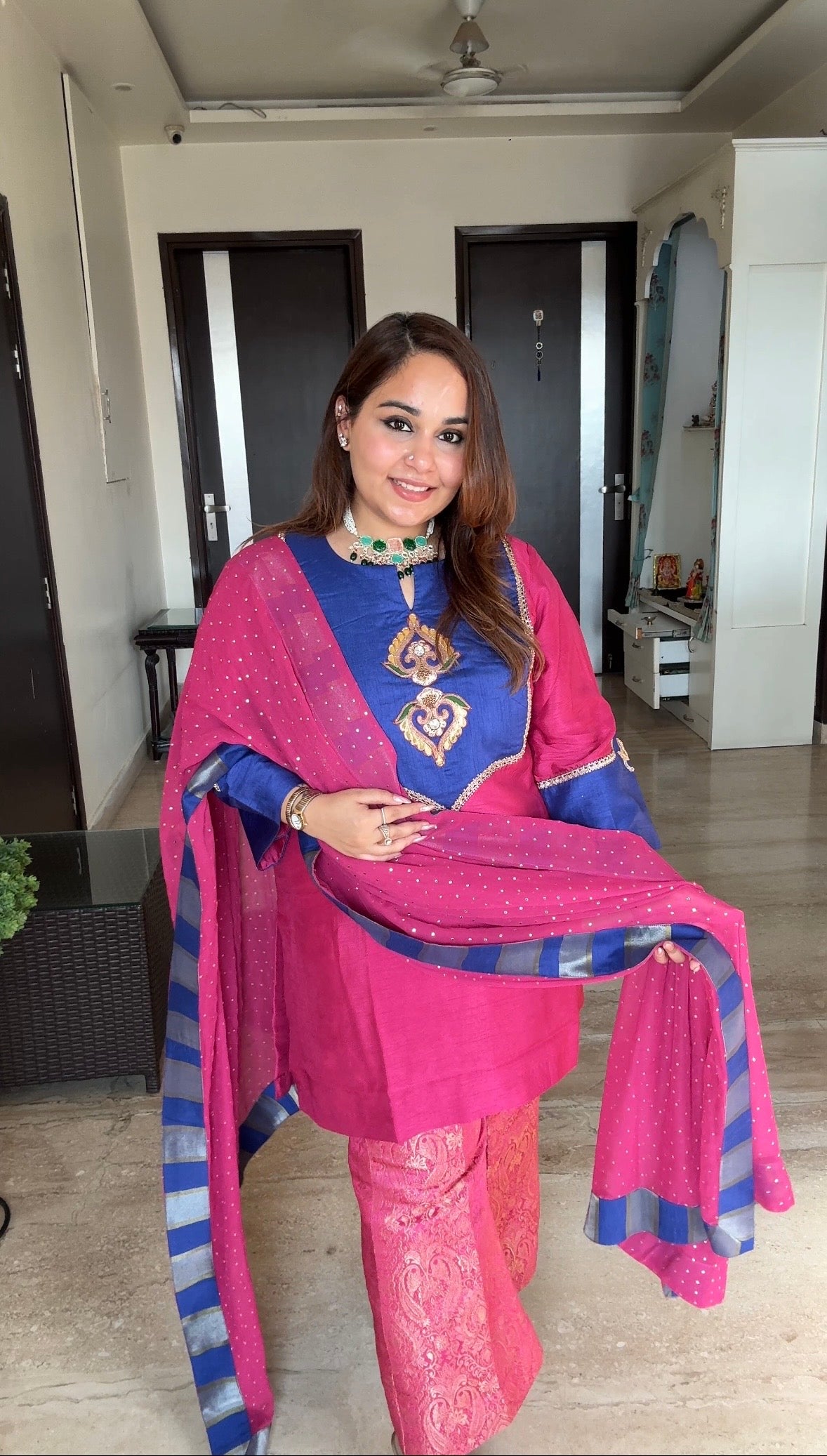 Ziya silk suit set