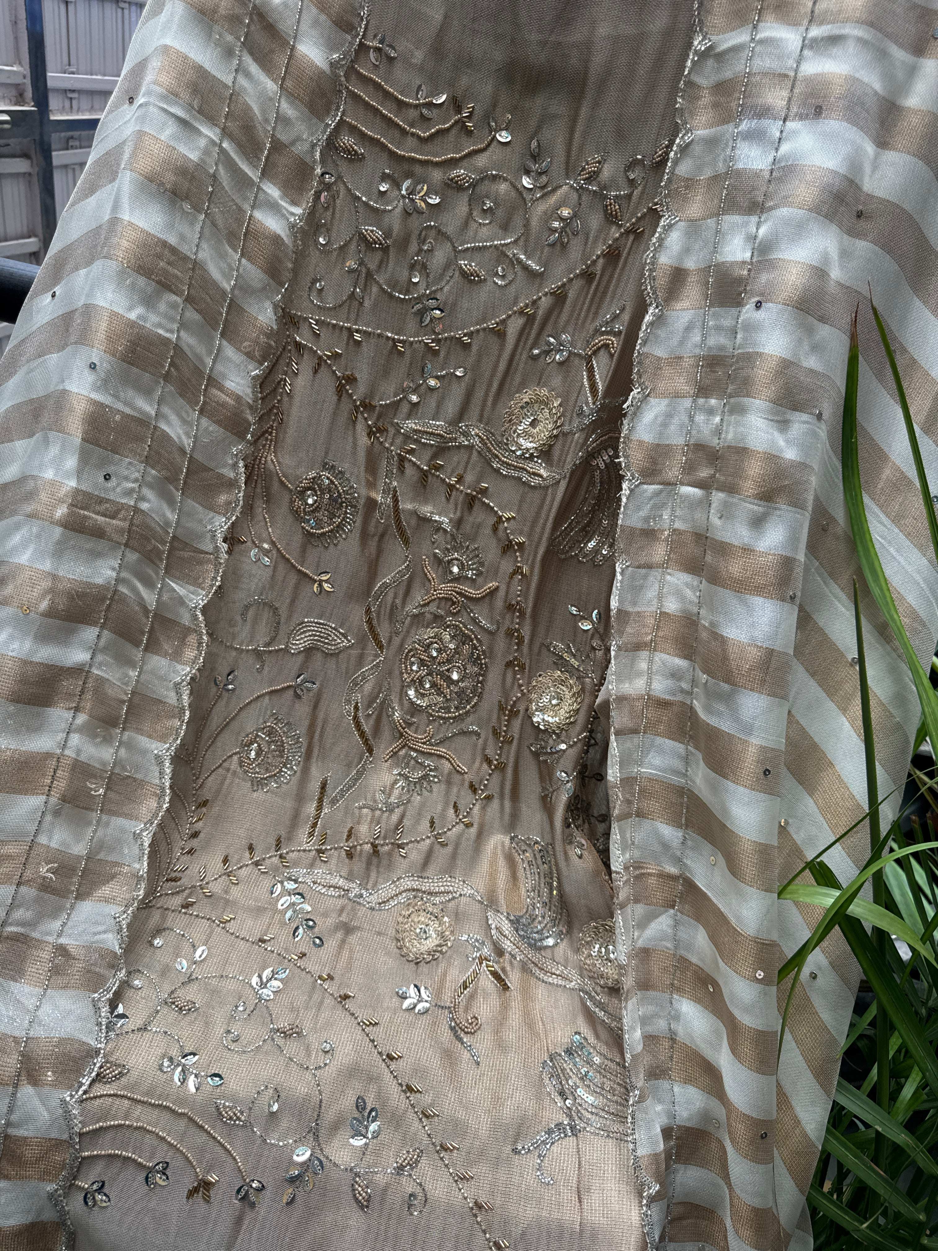 Champagne whisper suit set