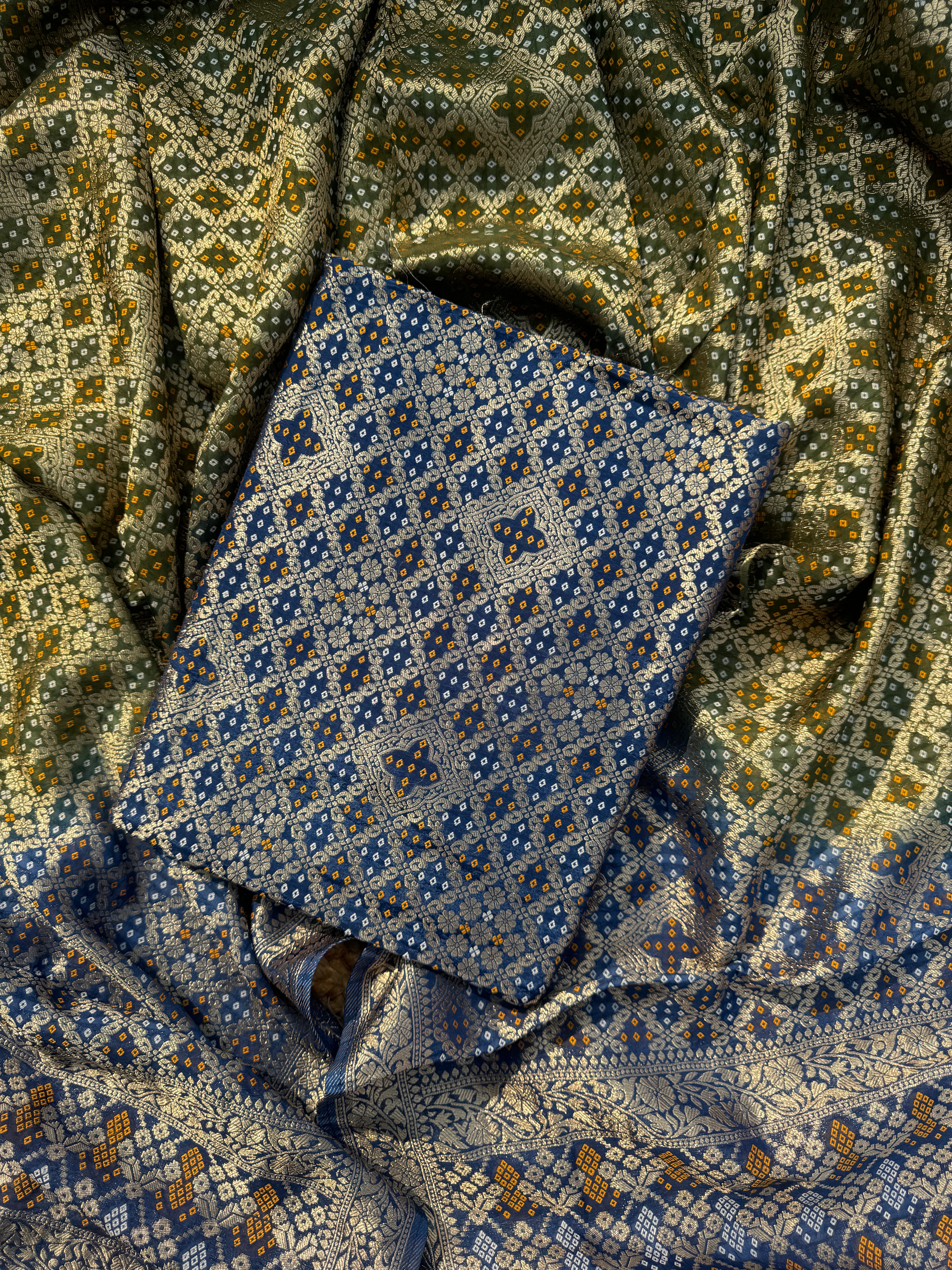 Banarasi mehka suit set