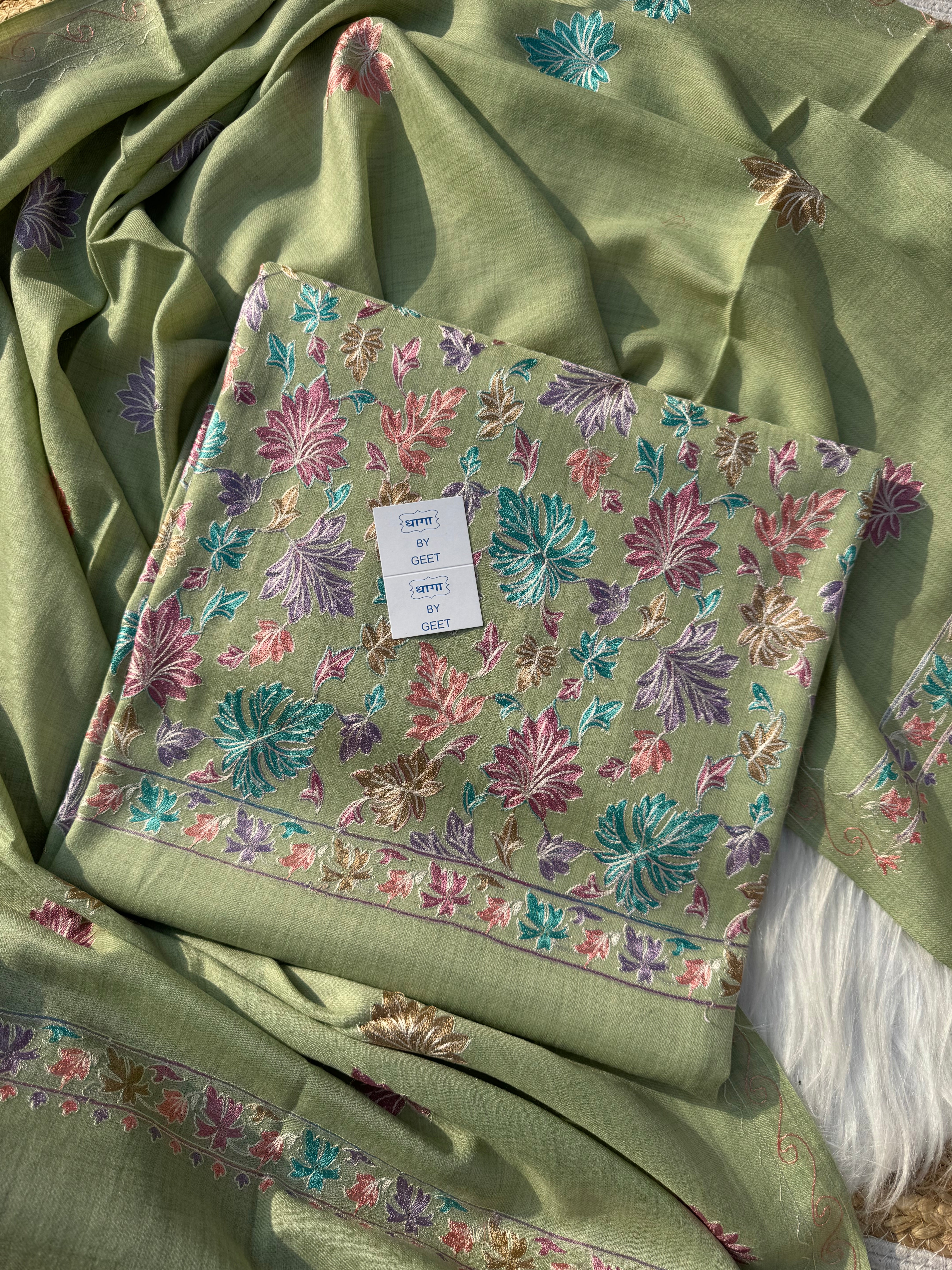 Saadh pure pashmina suit set