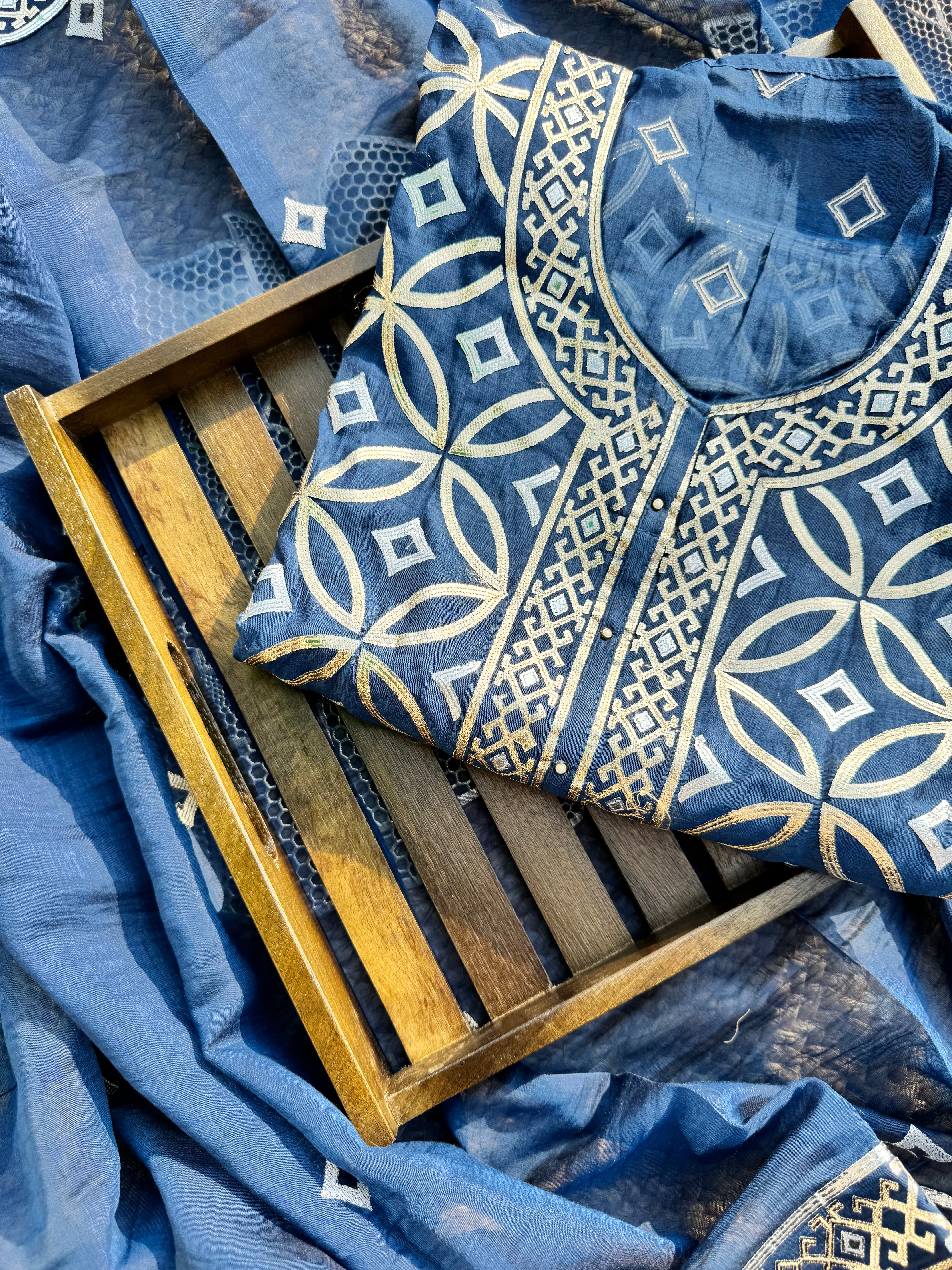 Gulabo pure Mulmul suit set