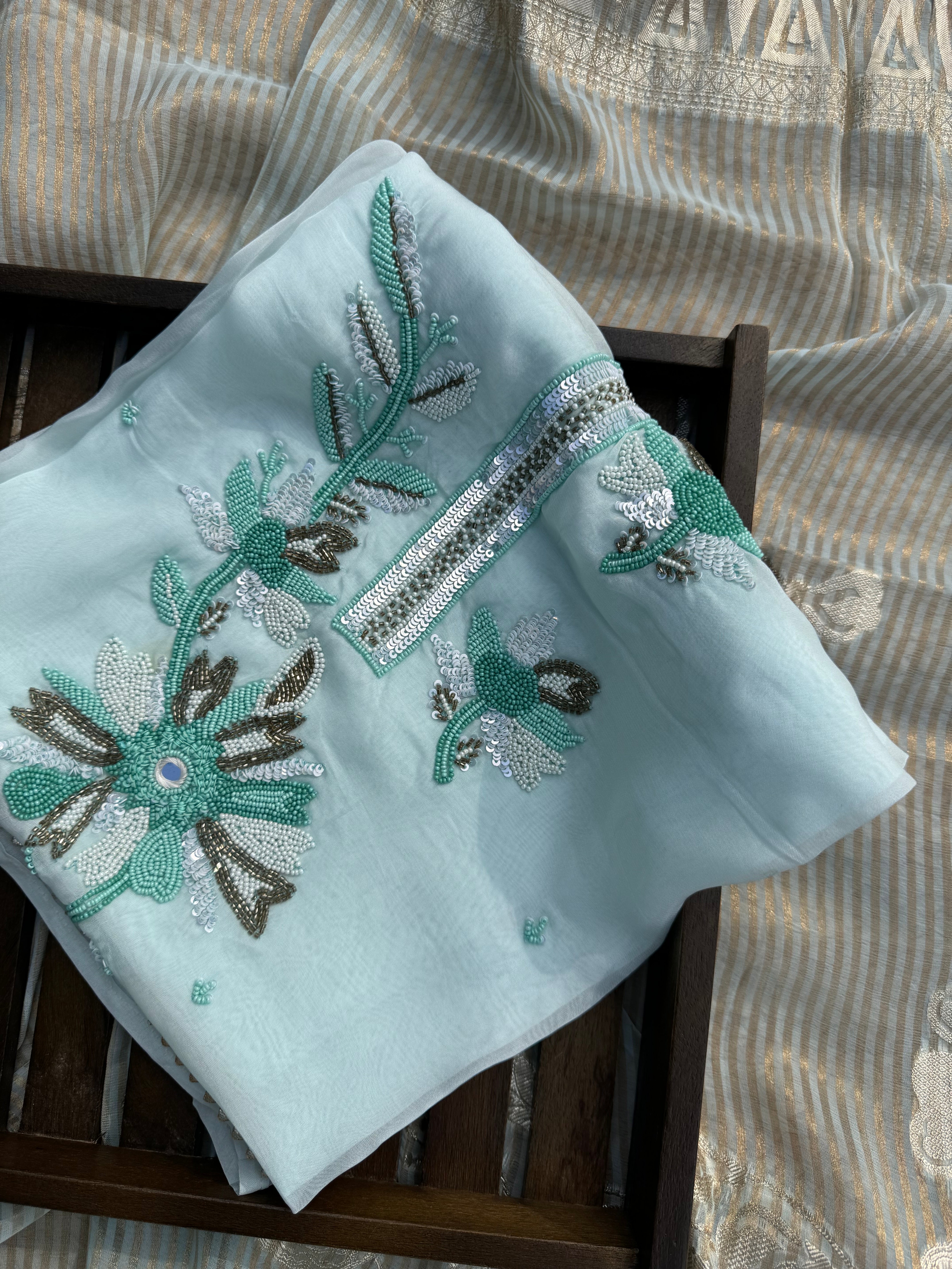 Sitaara soft organza suit set