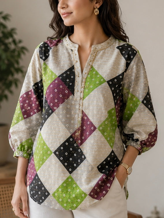 Harlequin muse shirt