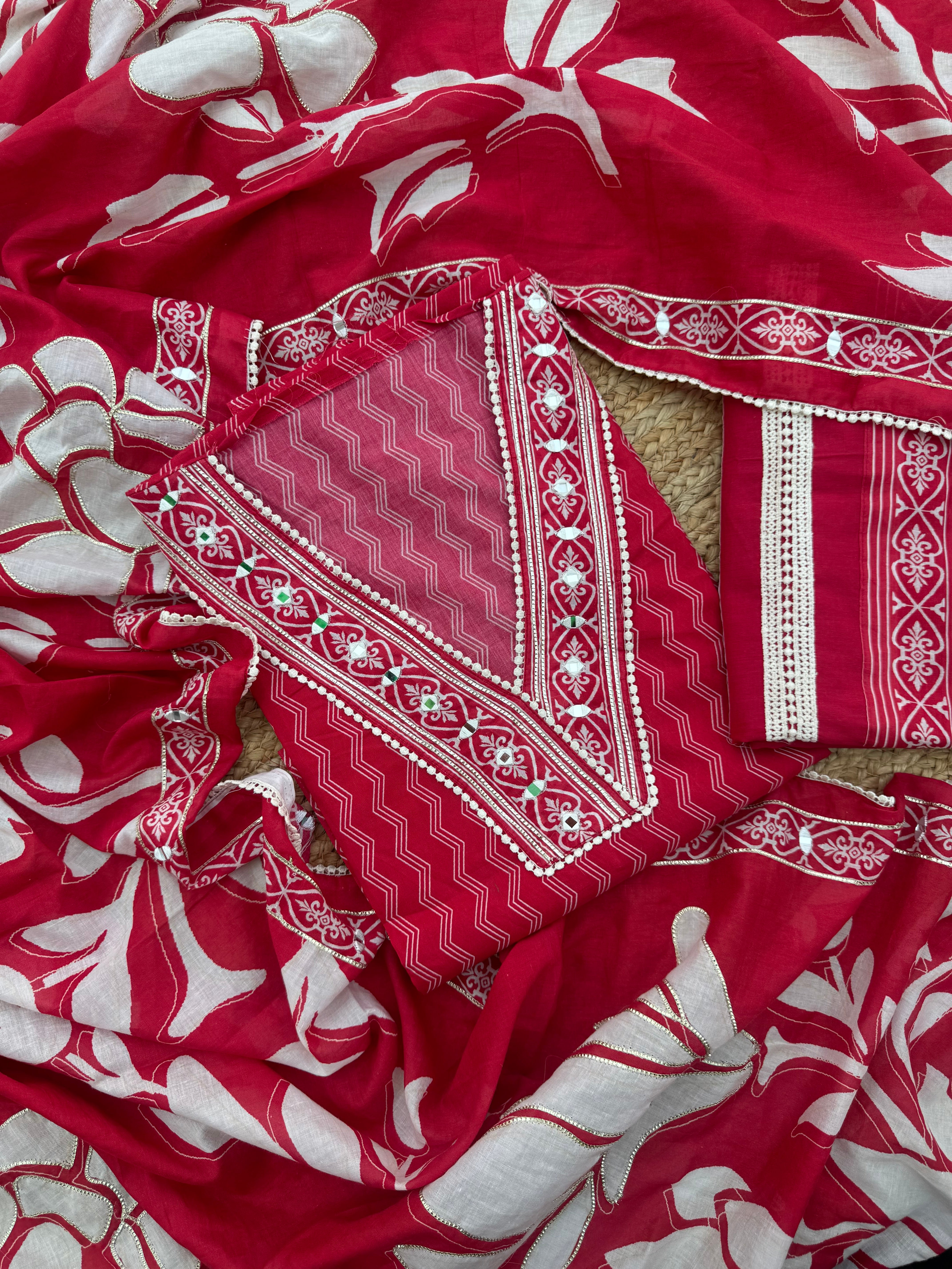 Kiara Mulmul cotton suit set