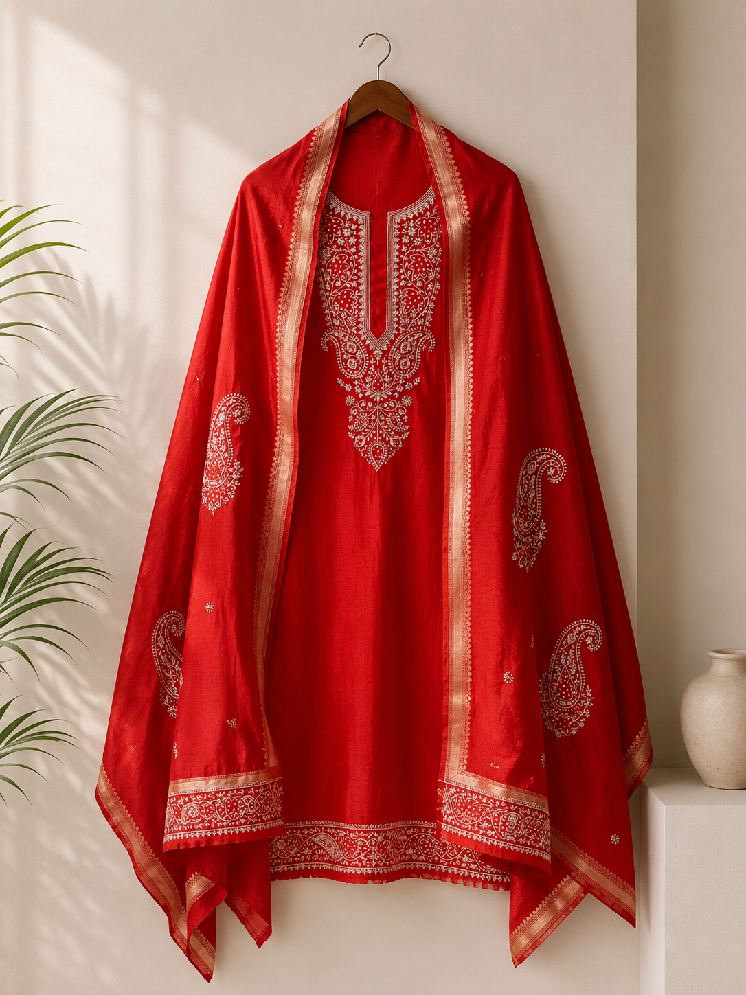 Sarena silk suit set