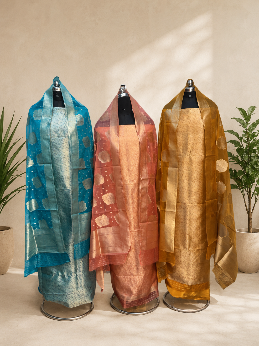 Pure brocade suit set