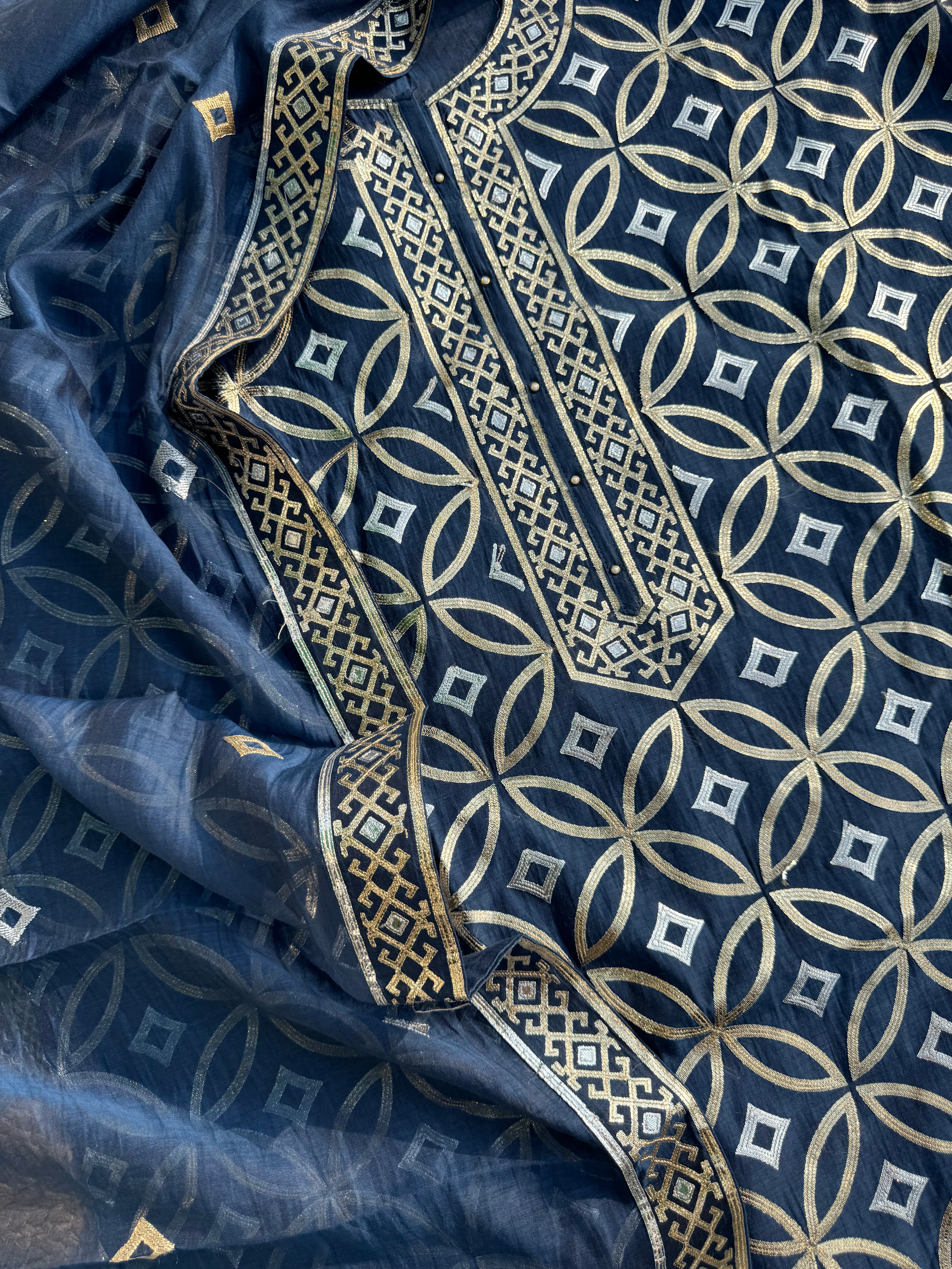 Gulabo pure Mulmul suit set