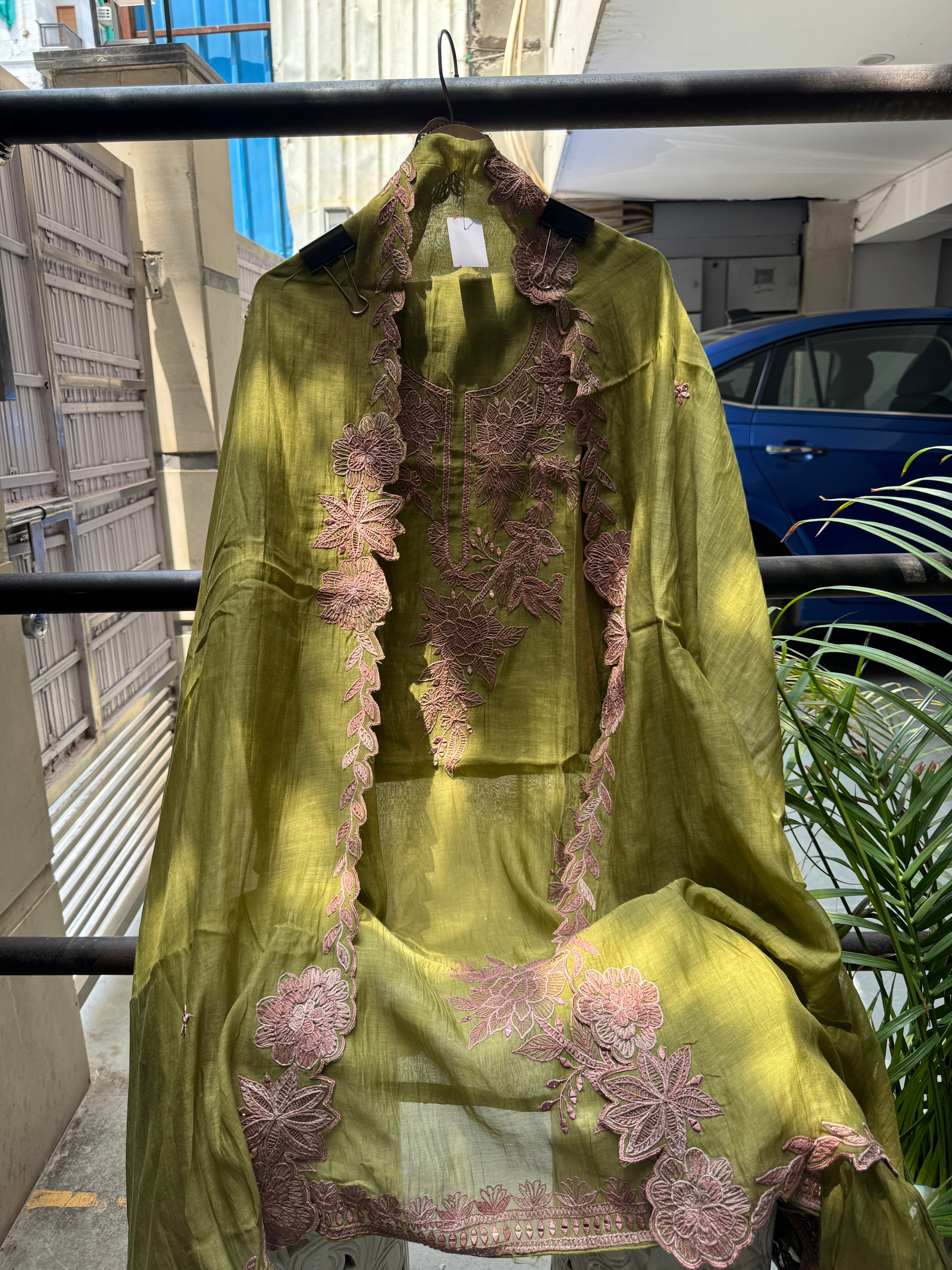 Pistachio bloom pure mul suit set