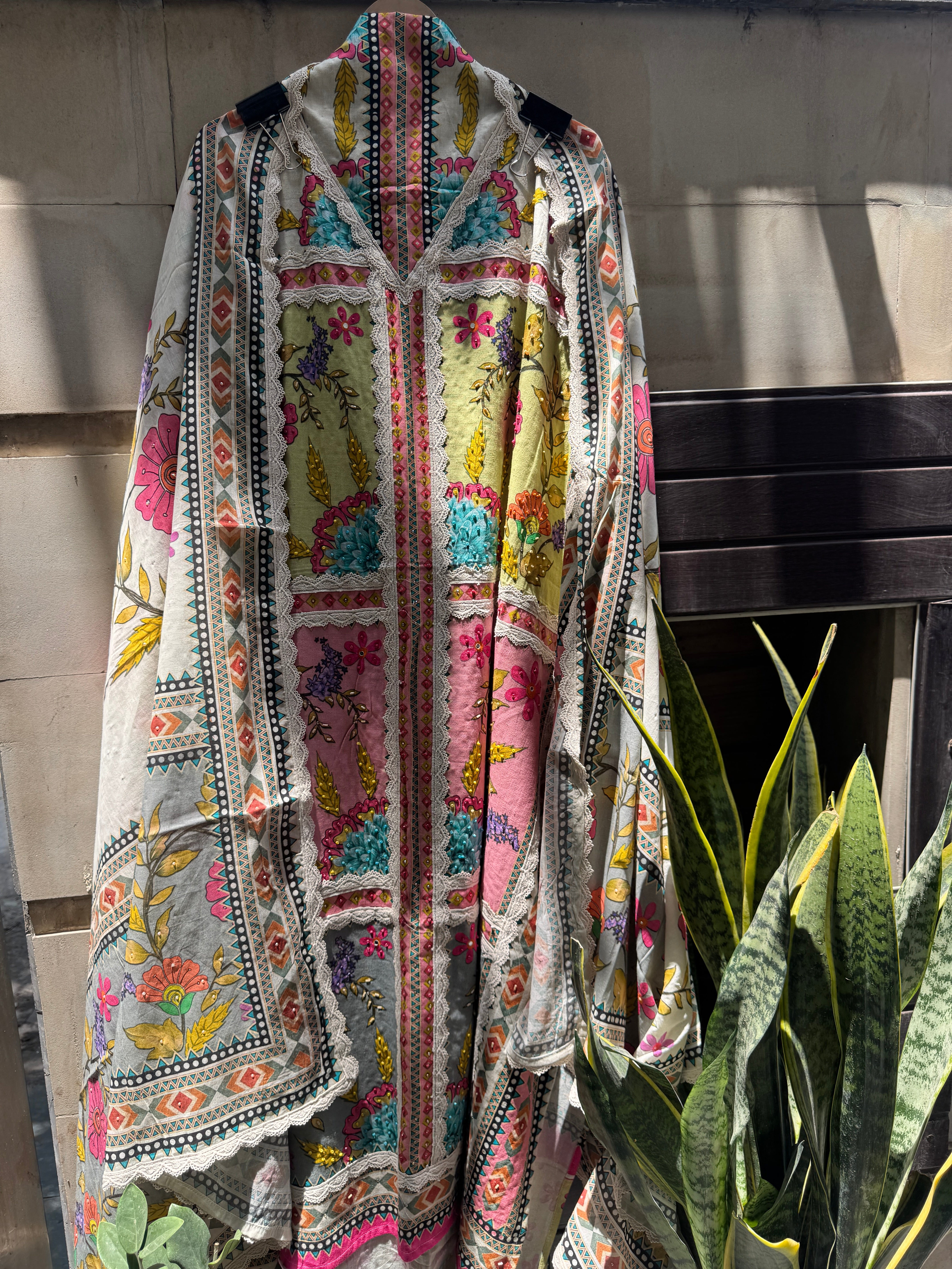Gulnaar cotton suit set