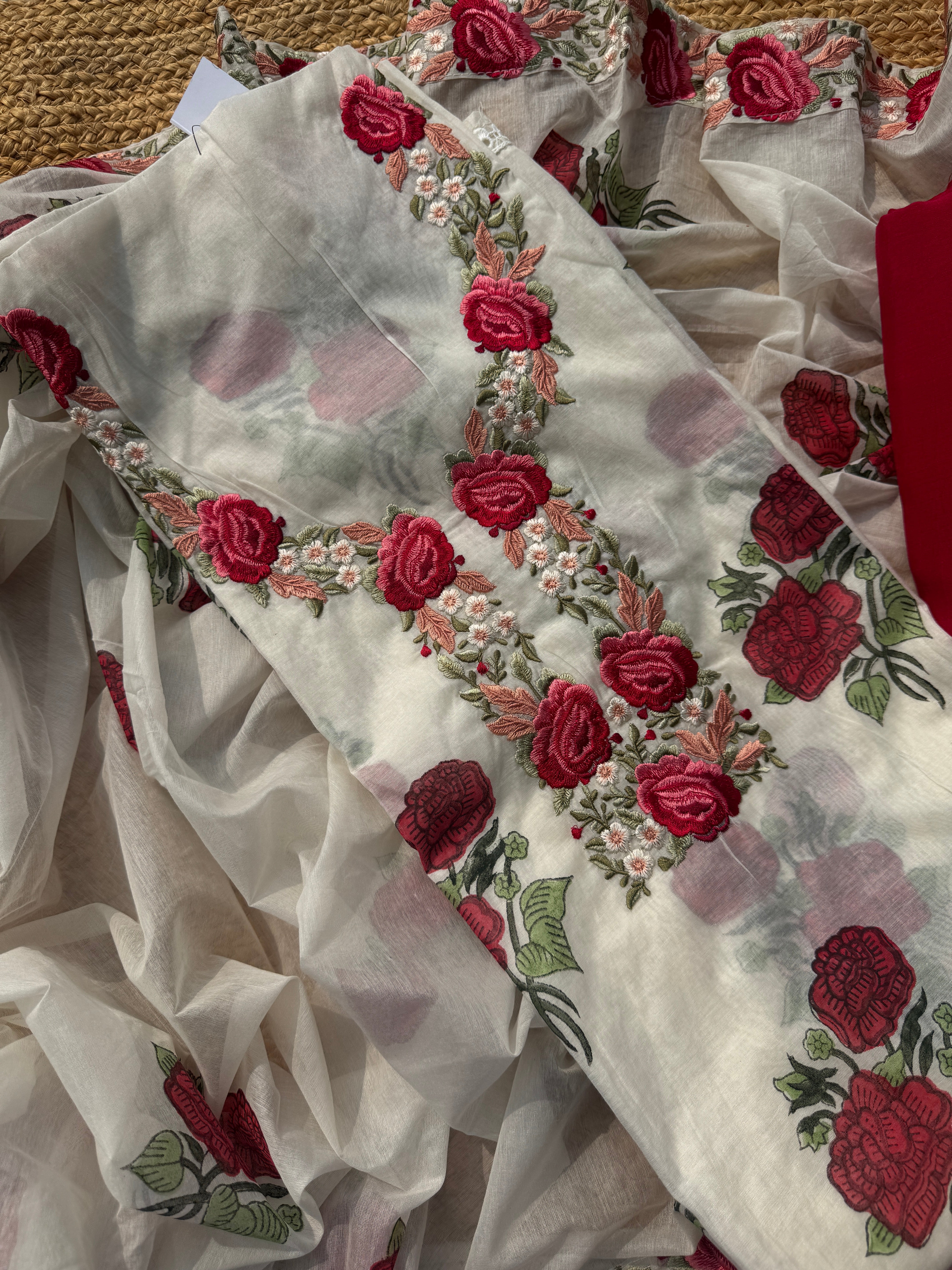 Rose mul suit set