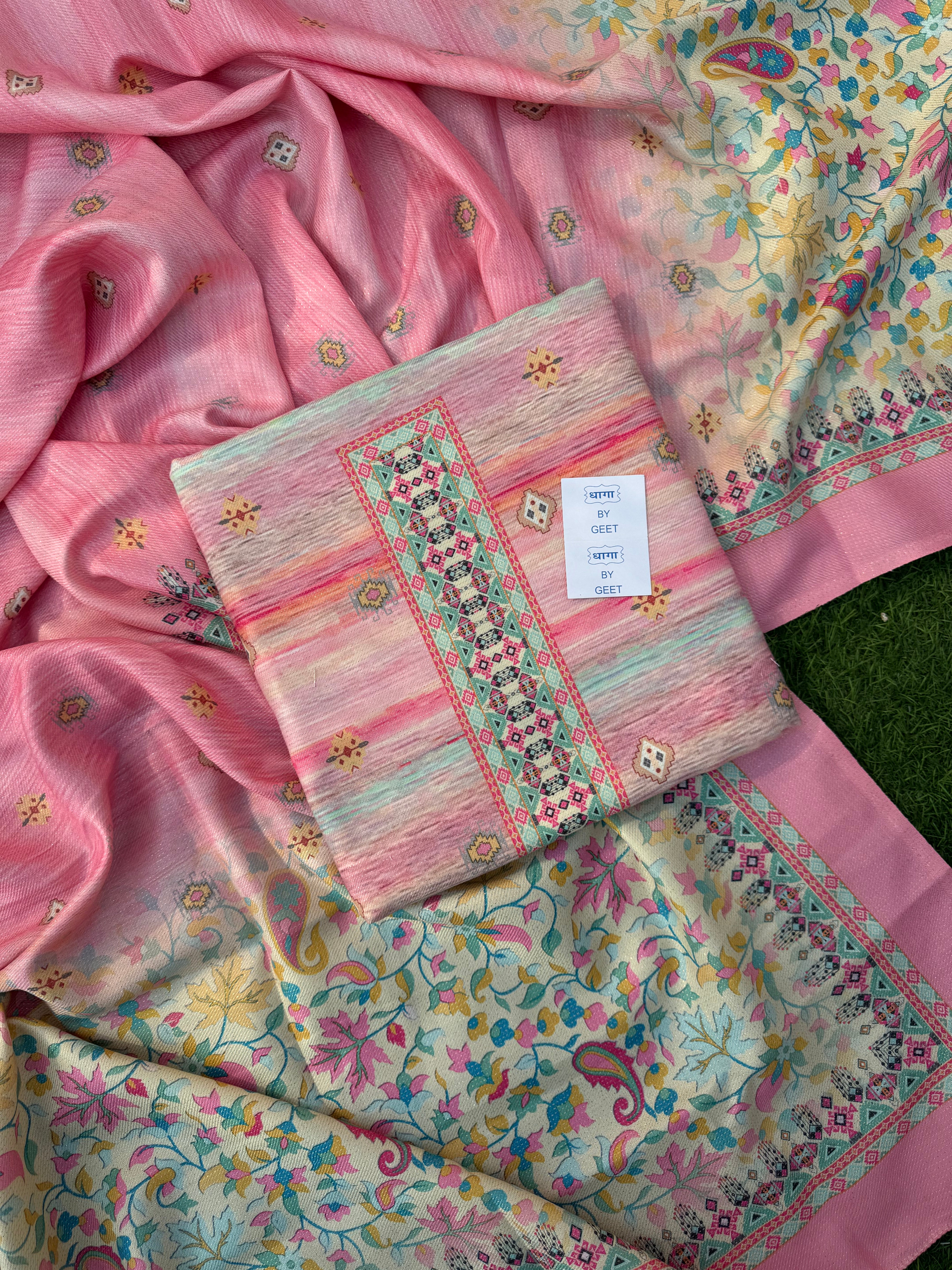 Vihana pashmina suit set