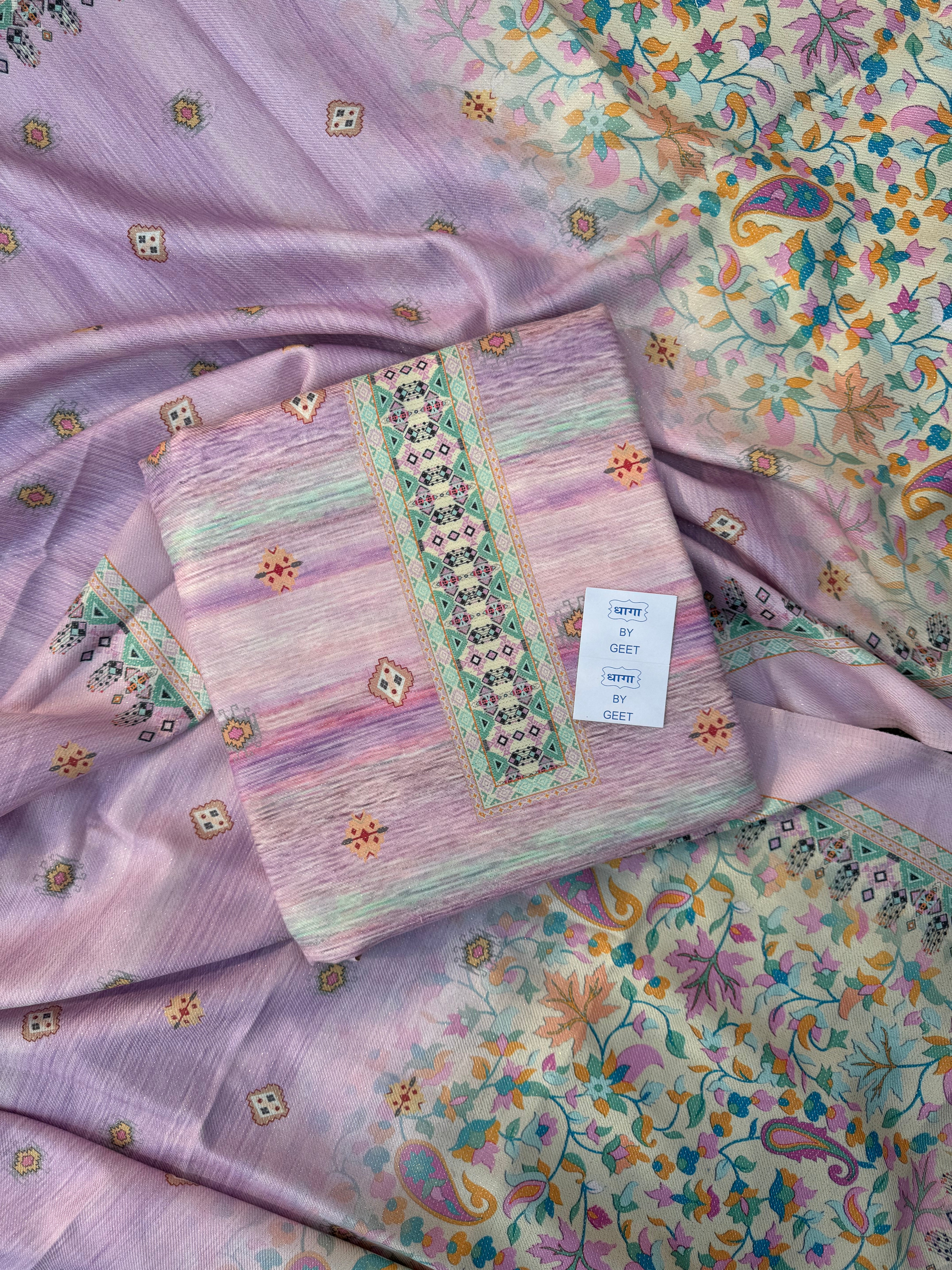 Vihana pashmina suit set