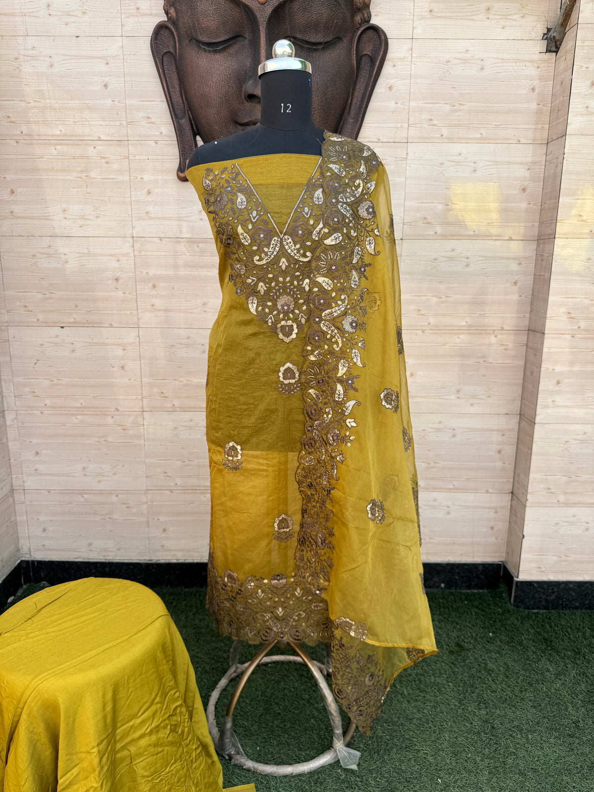 Raag organza suit set