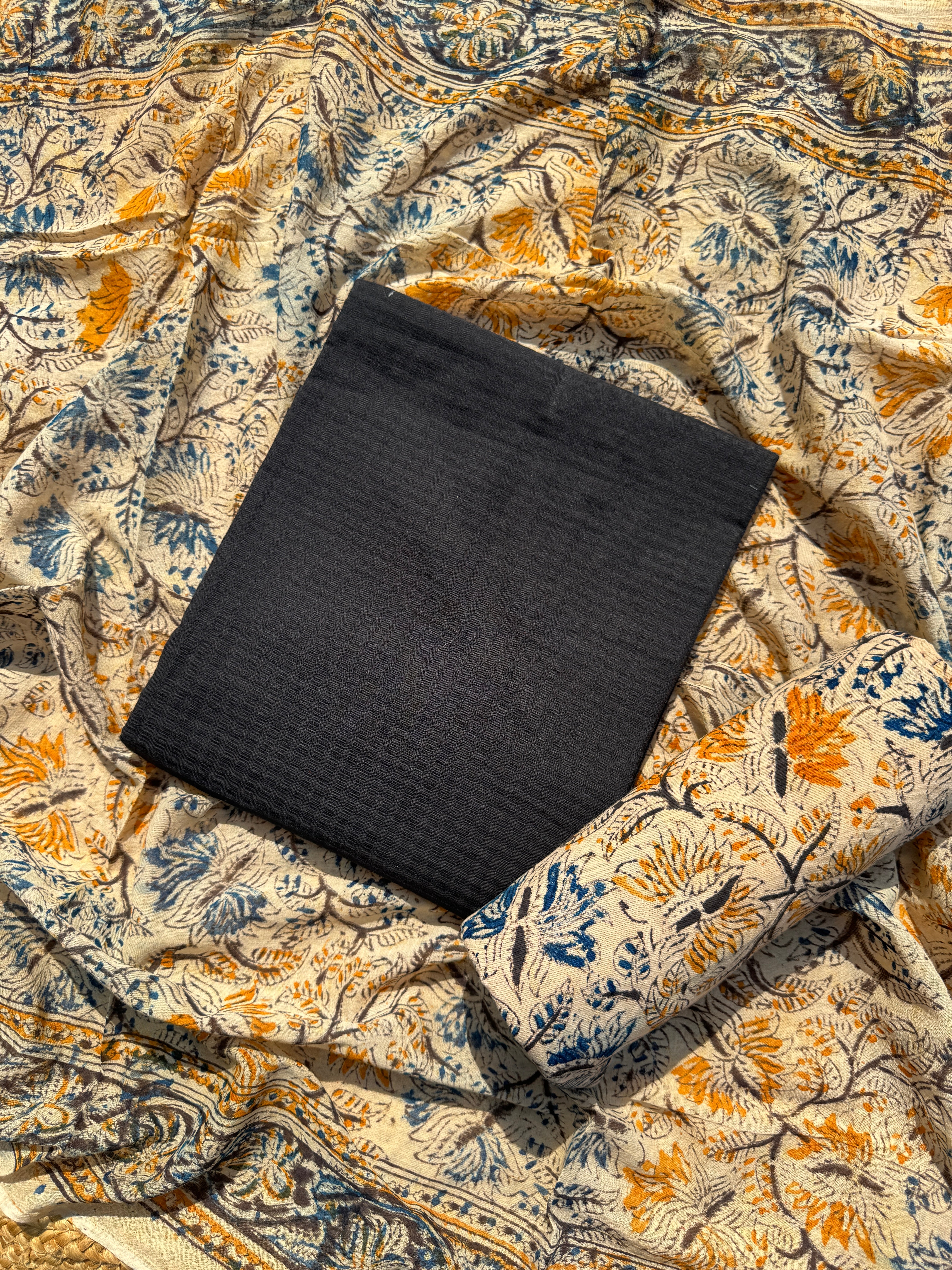 Ajrakh pure cotton suit set