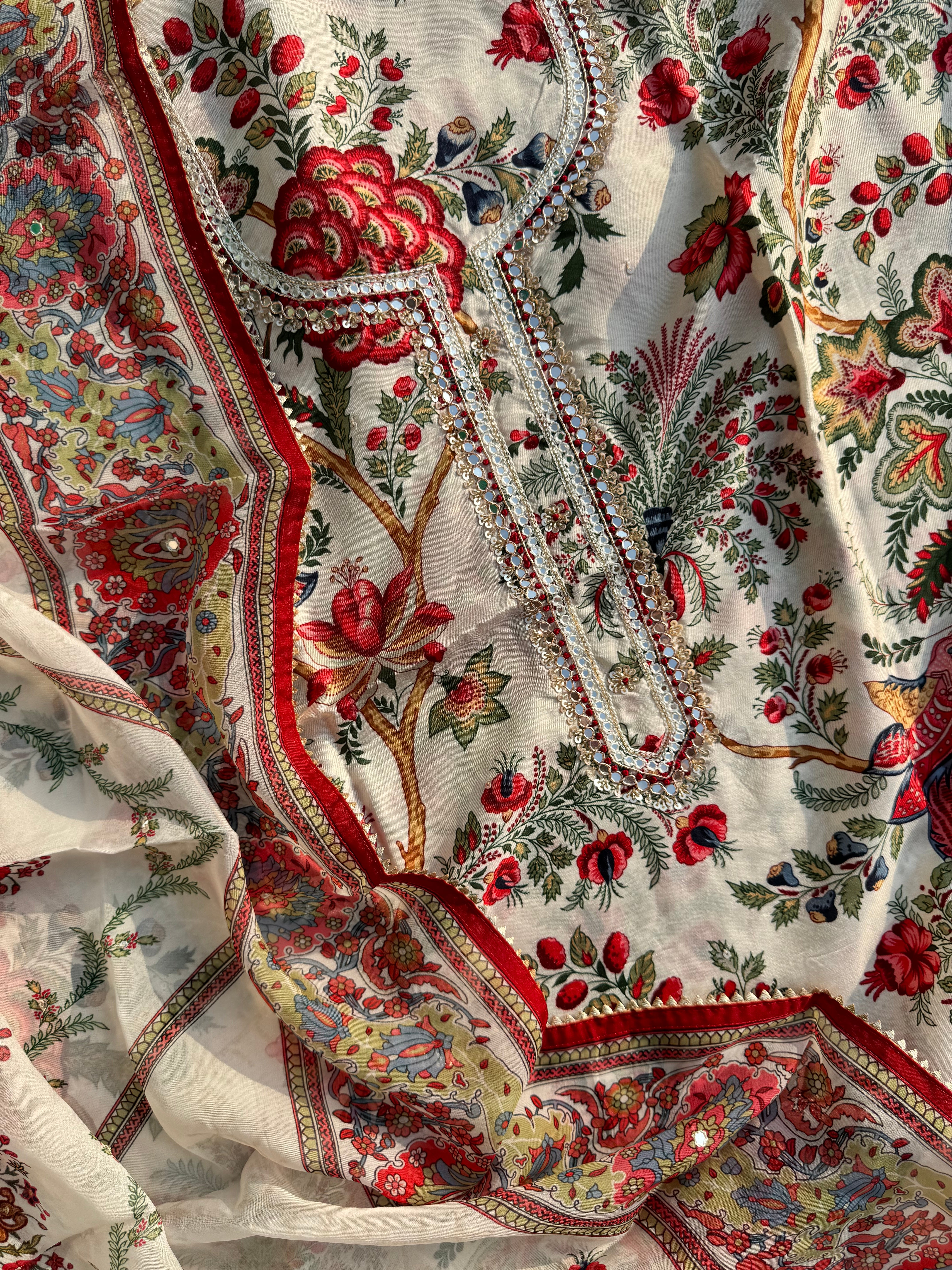 Bagh muslin silk suit set