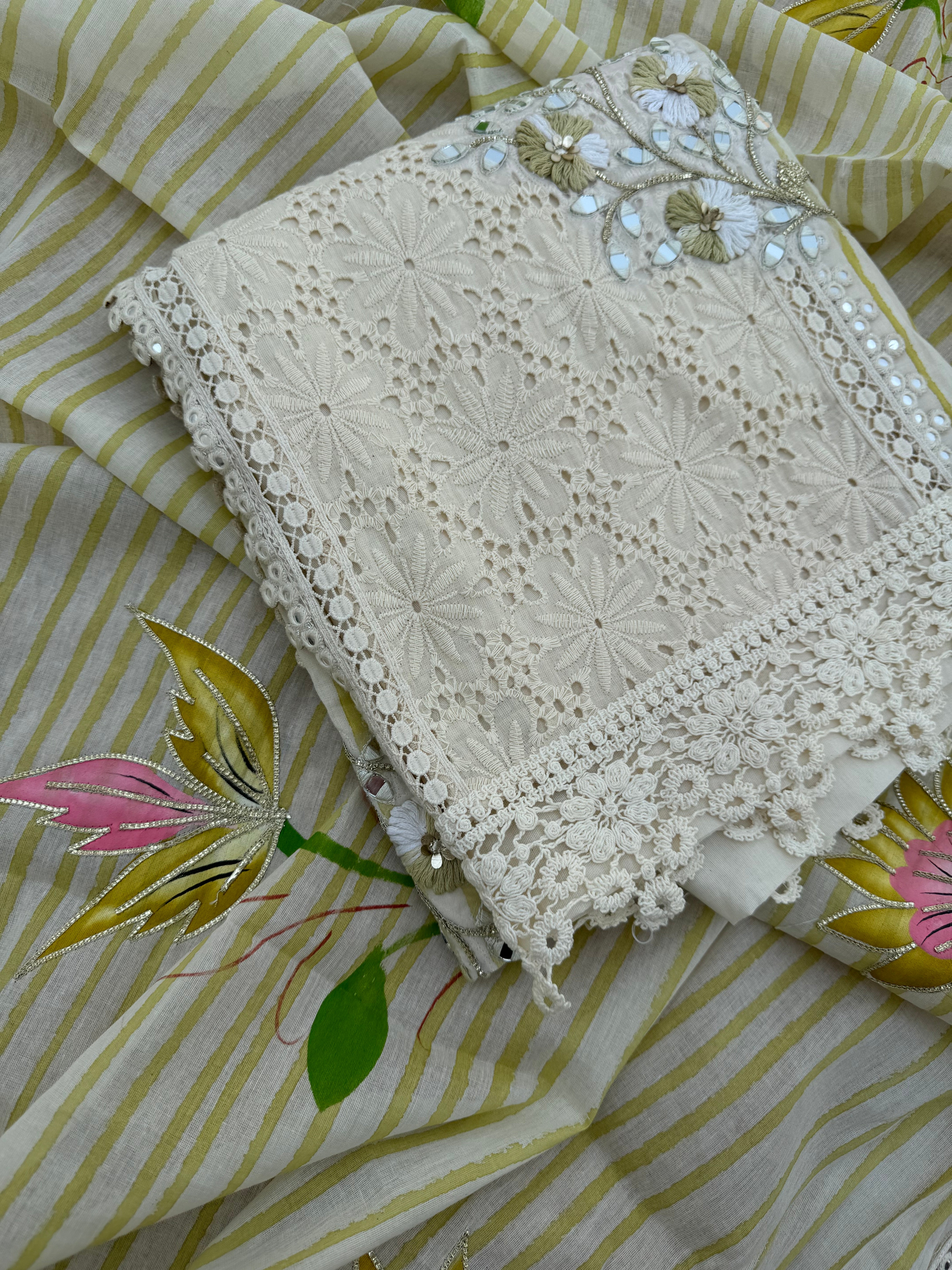 Aabroo pure cotton suit set