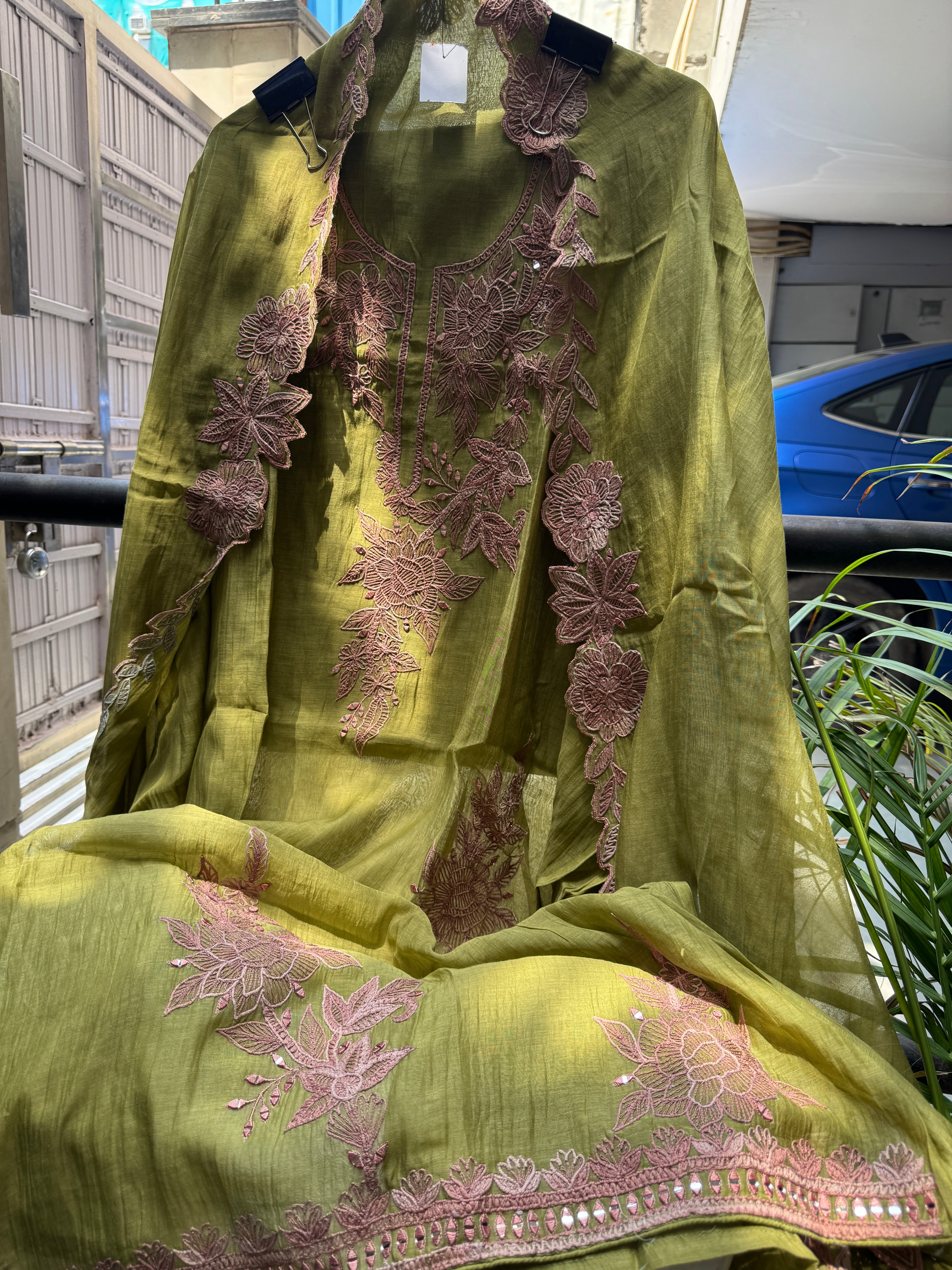 Pistachio bloom pure mul suit set