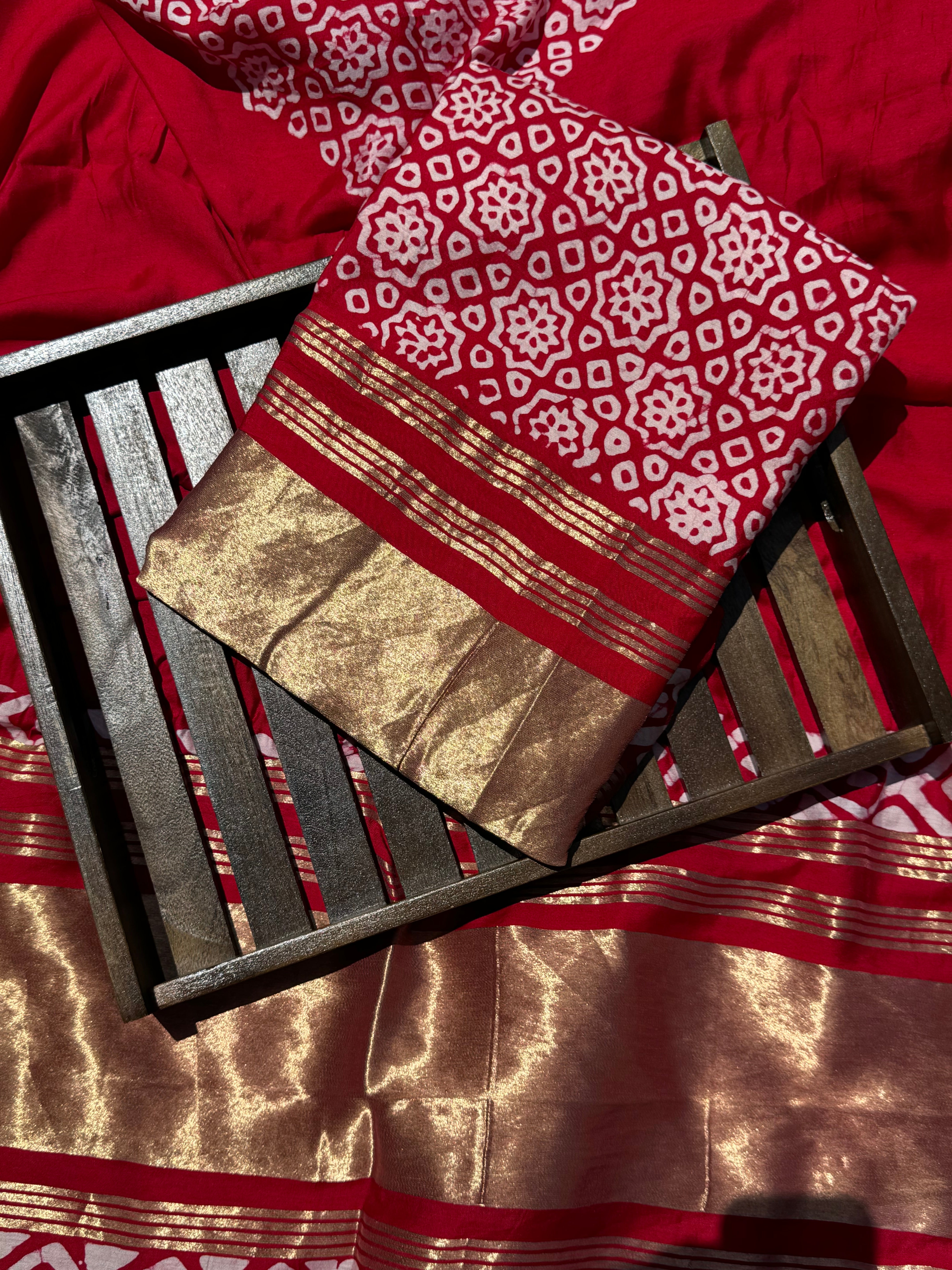 Sunehri modal cotton suit set