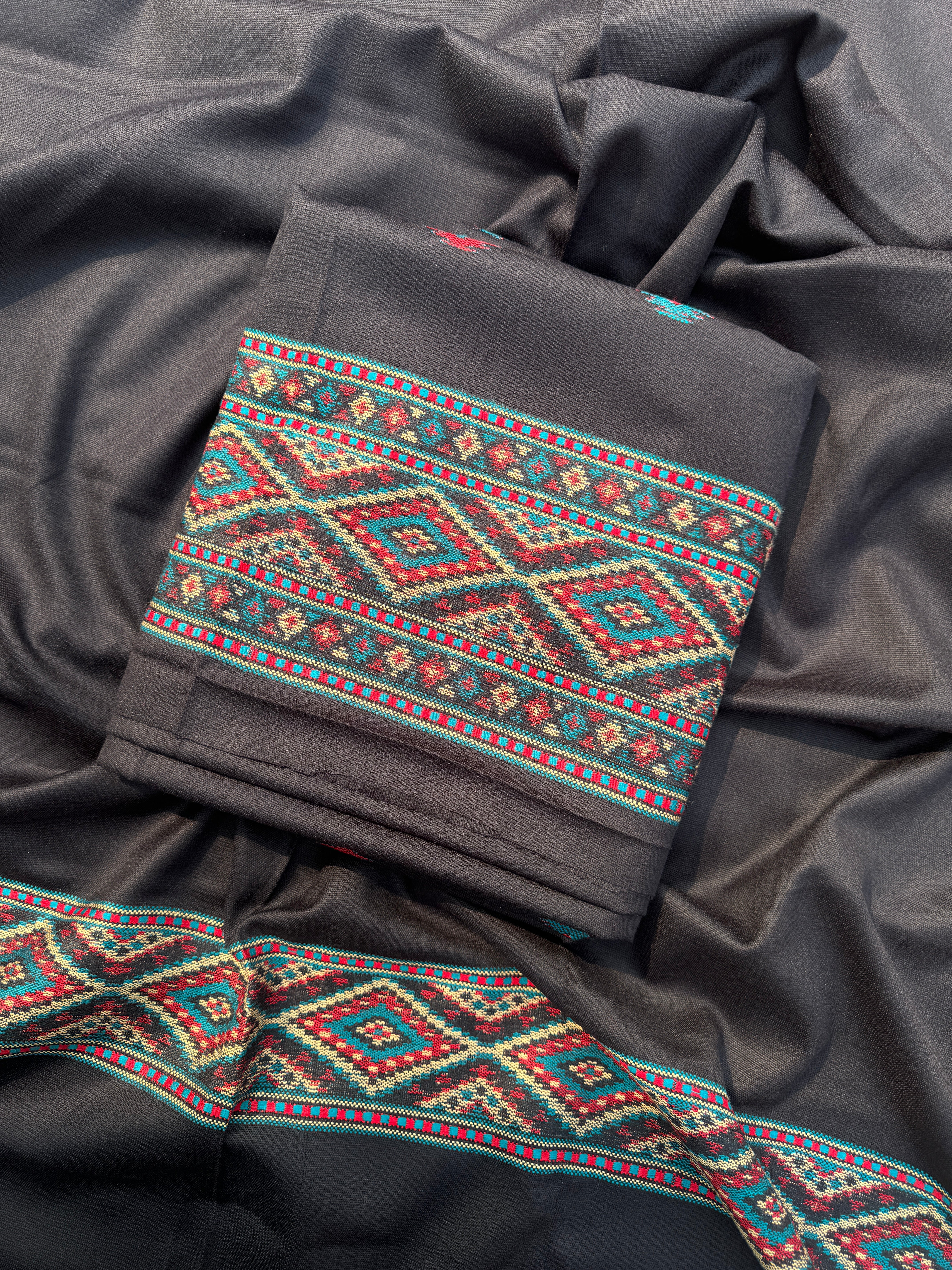 Kullu karigari pashmina suit set