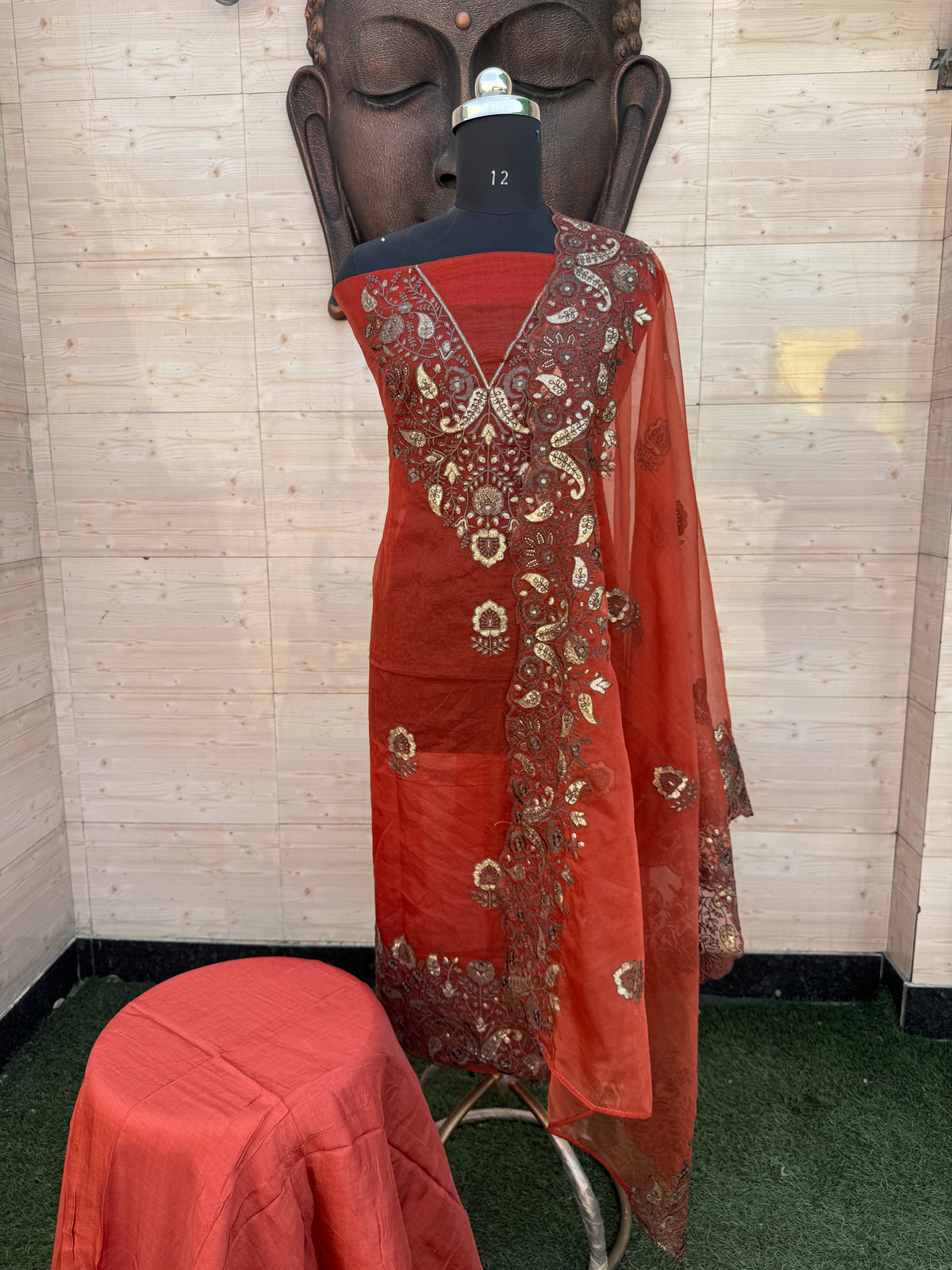 Raag organza suit set
