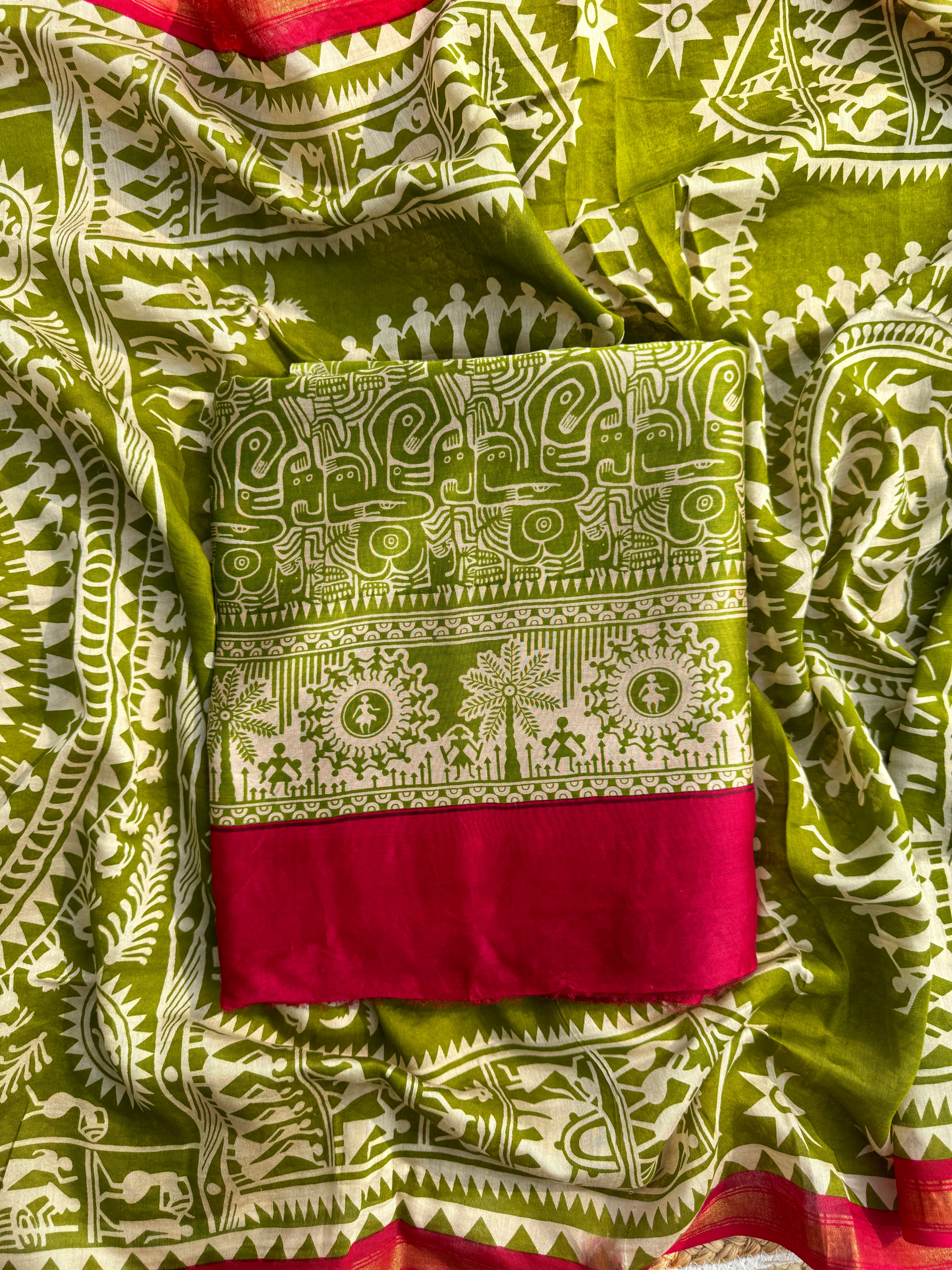 Pure Maheshwari suit sets