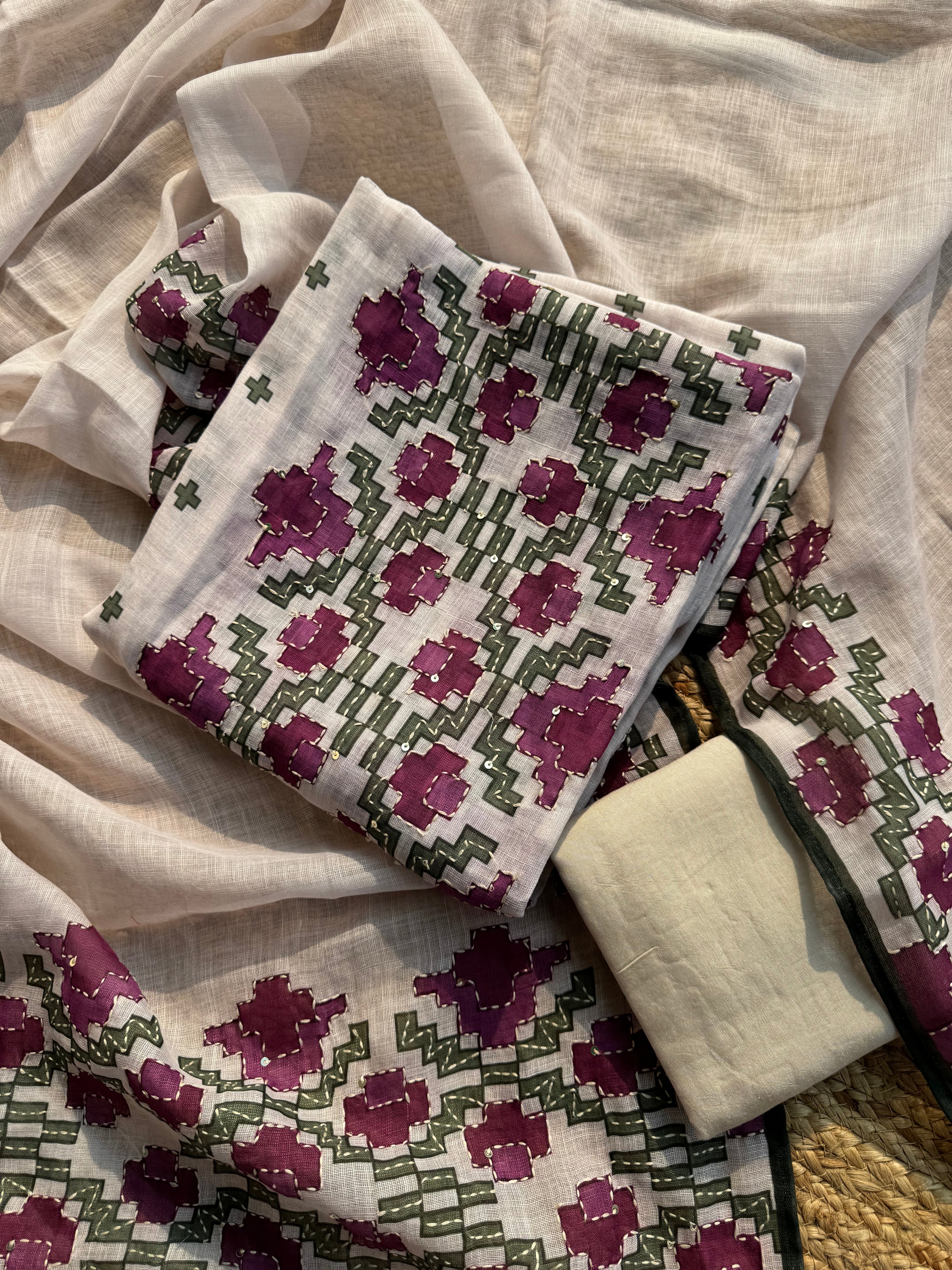Iyla linen suit set