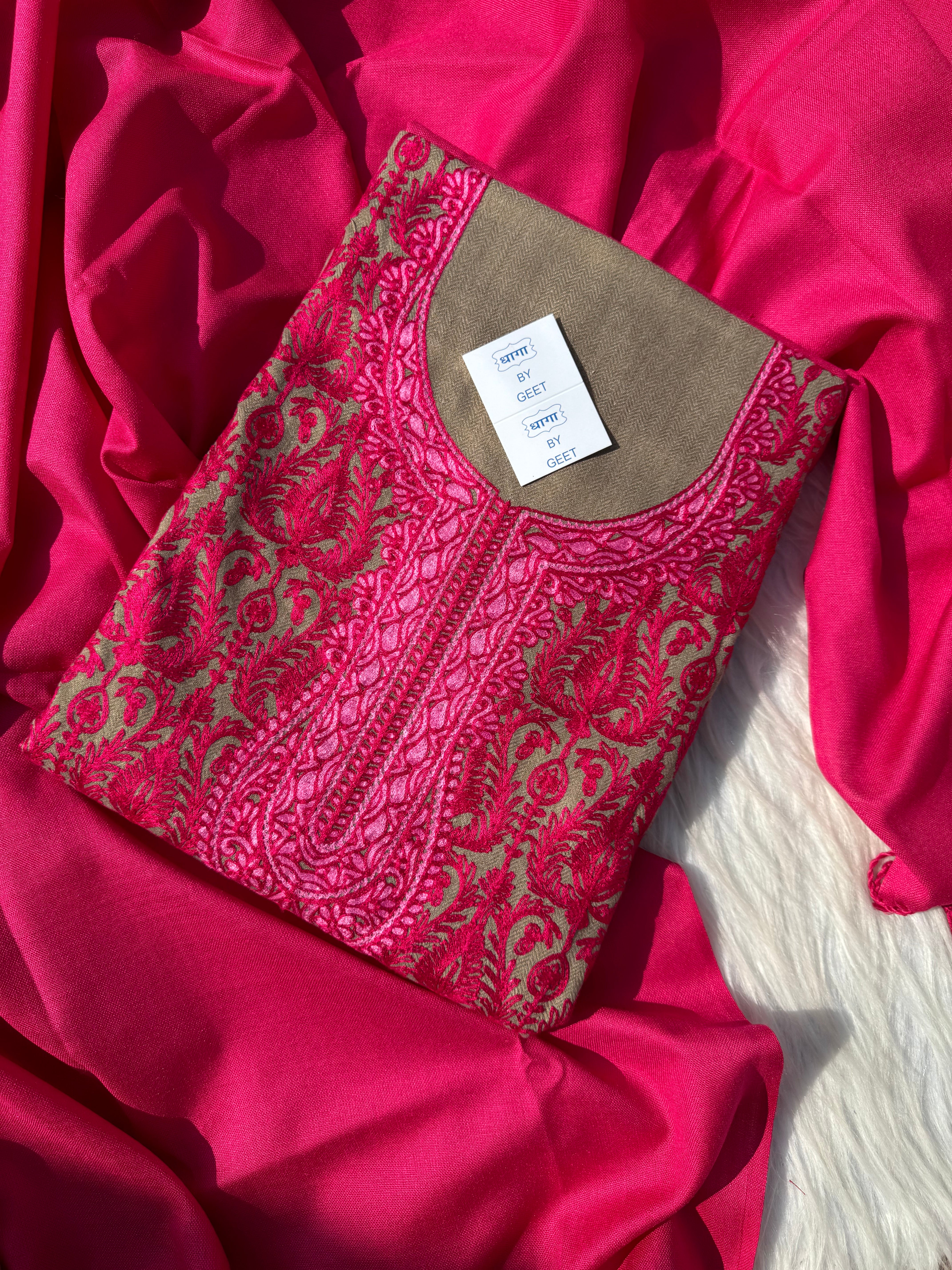 Inara pashmina suit set