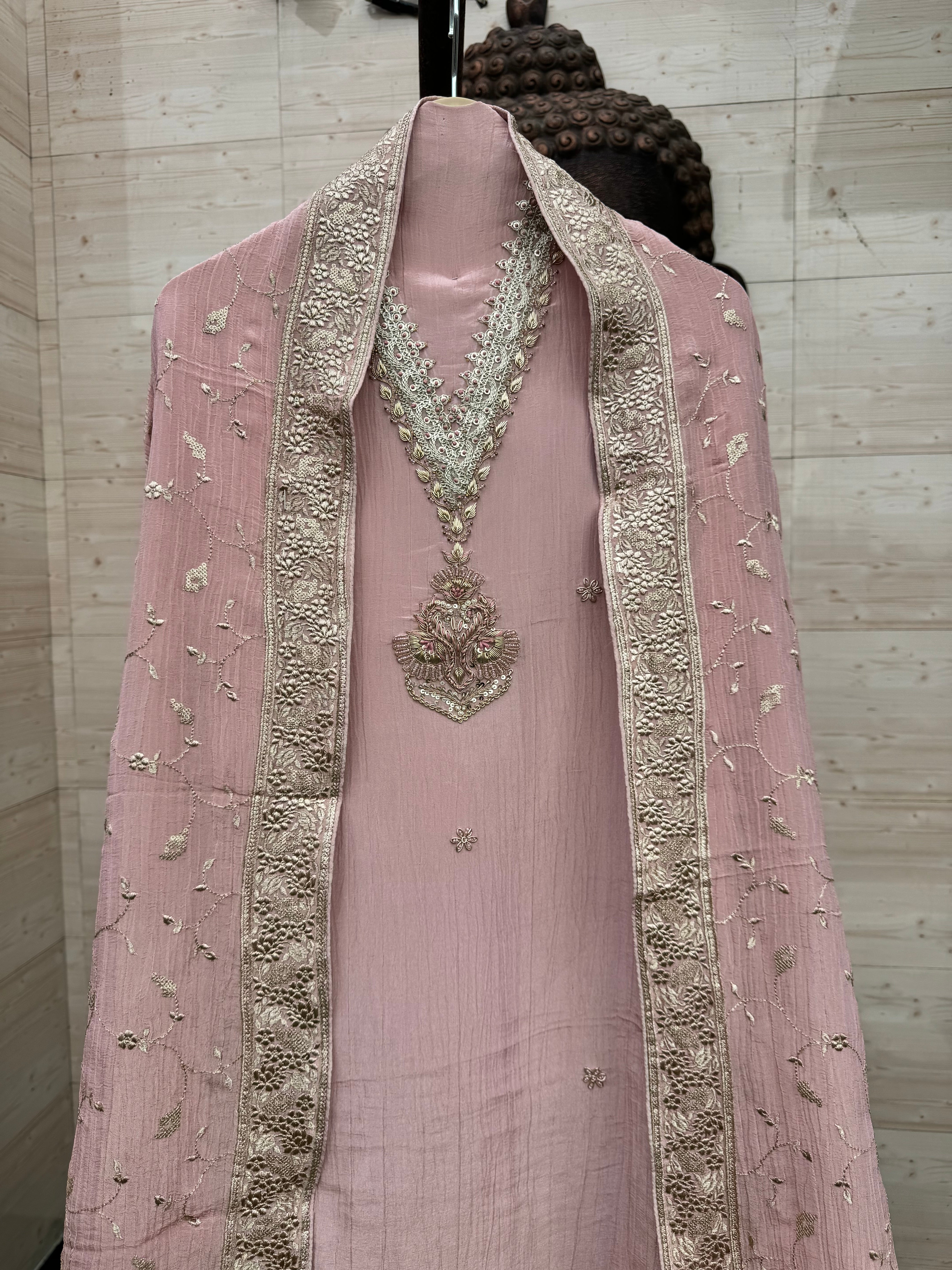 Crushed grace suit set