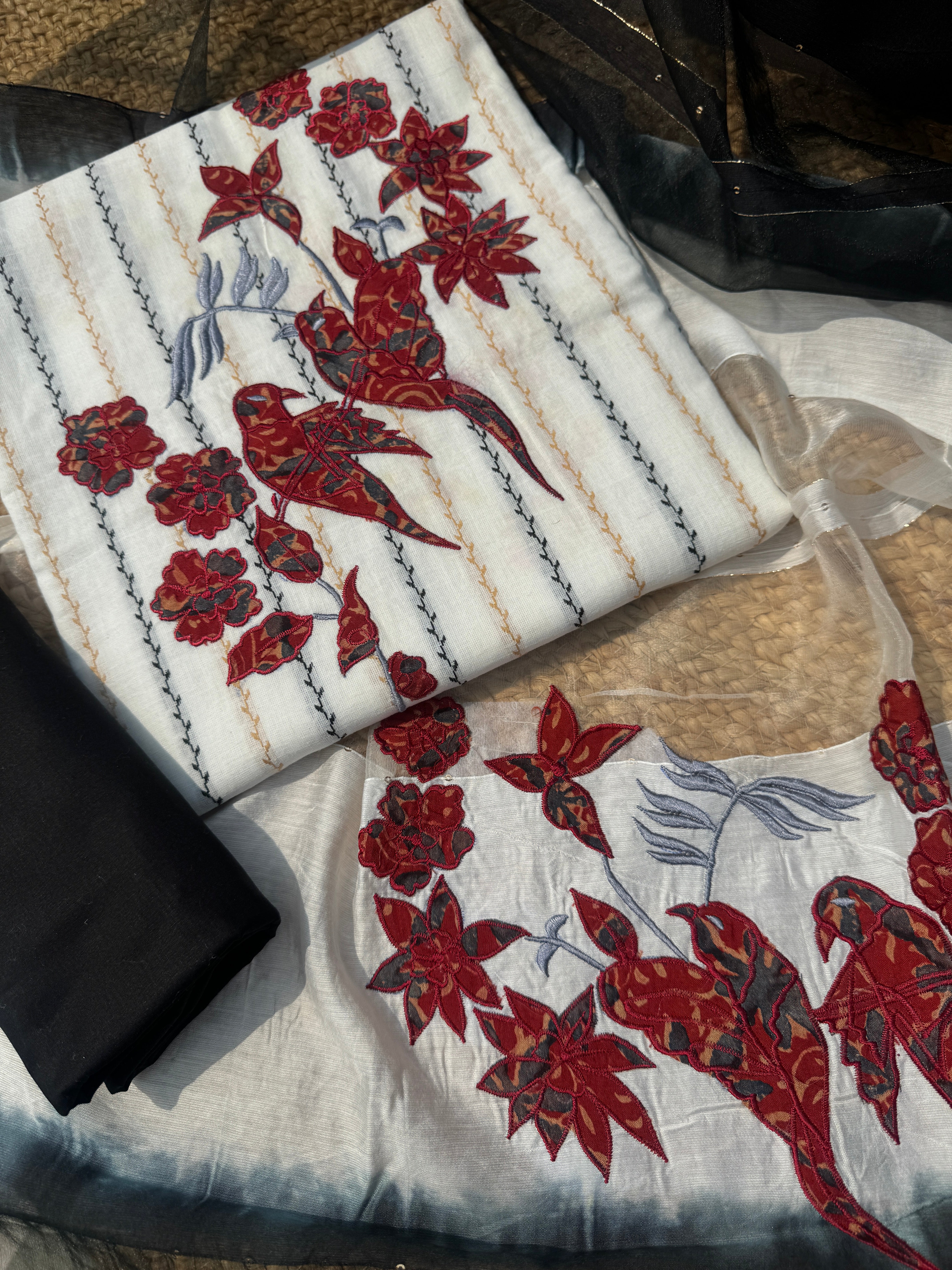 Scarlet cotton suit set