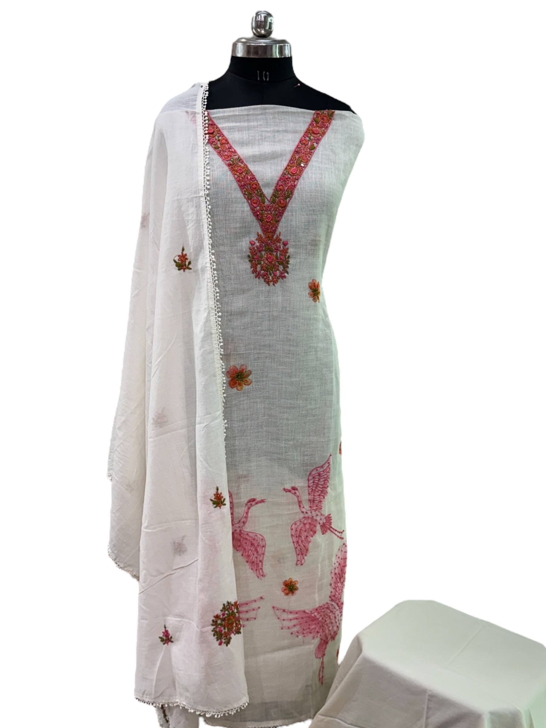 Chidiya linen suit set
