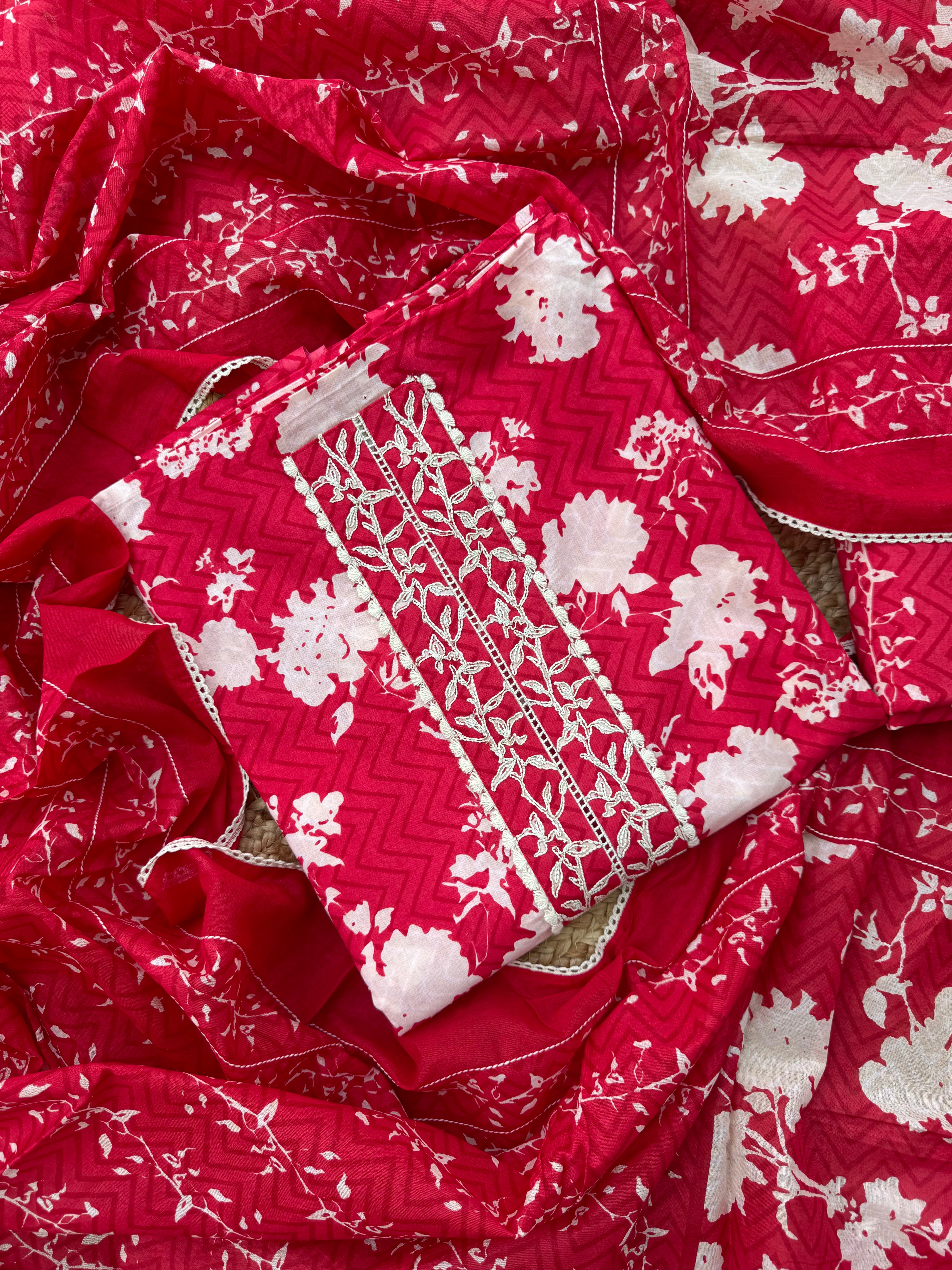 Vedika cotton suit set