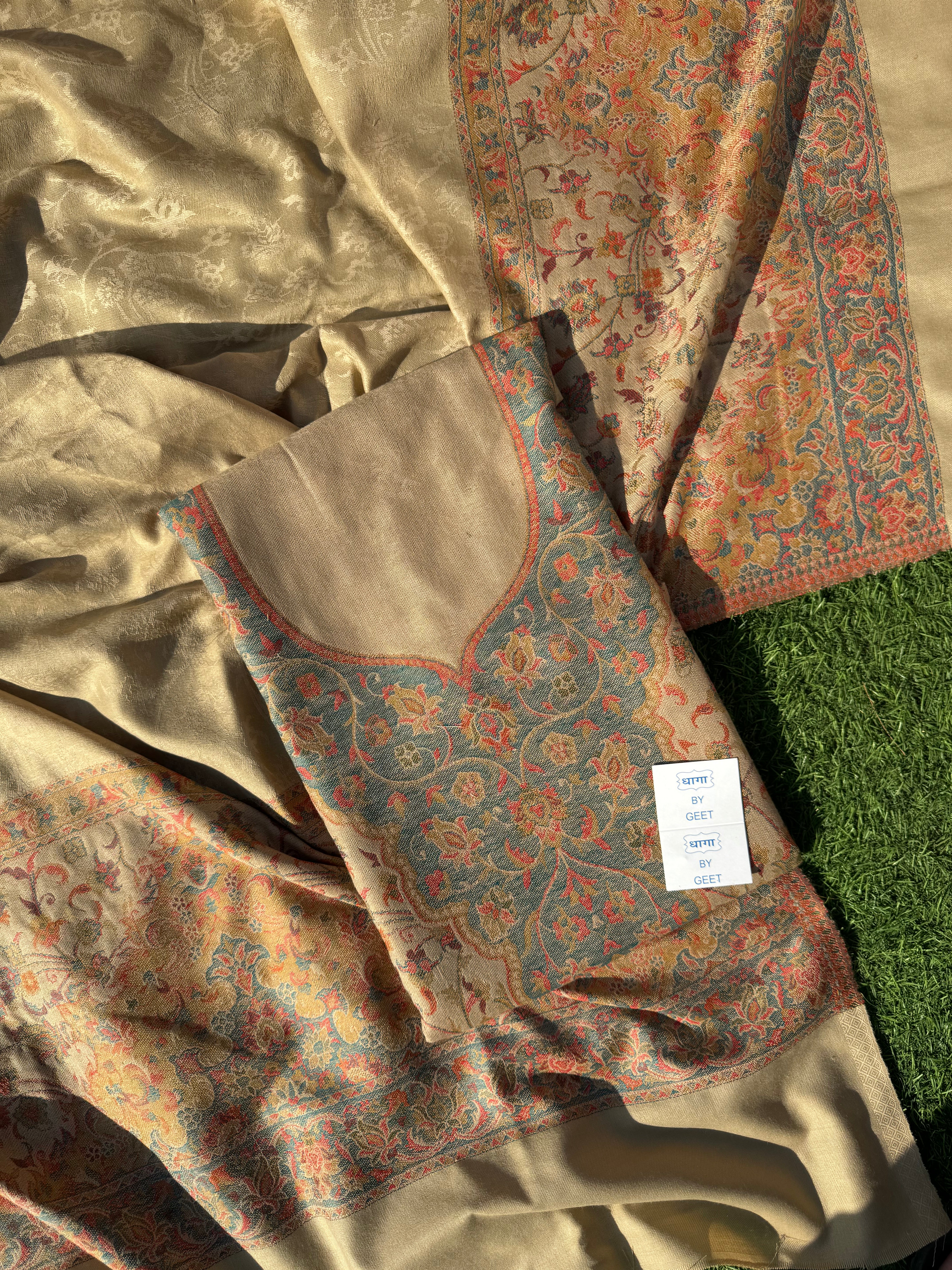 Zooni pashmina jamawar suit set