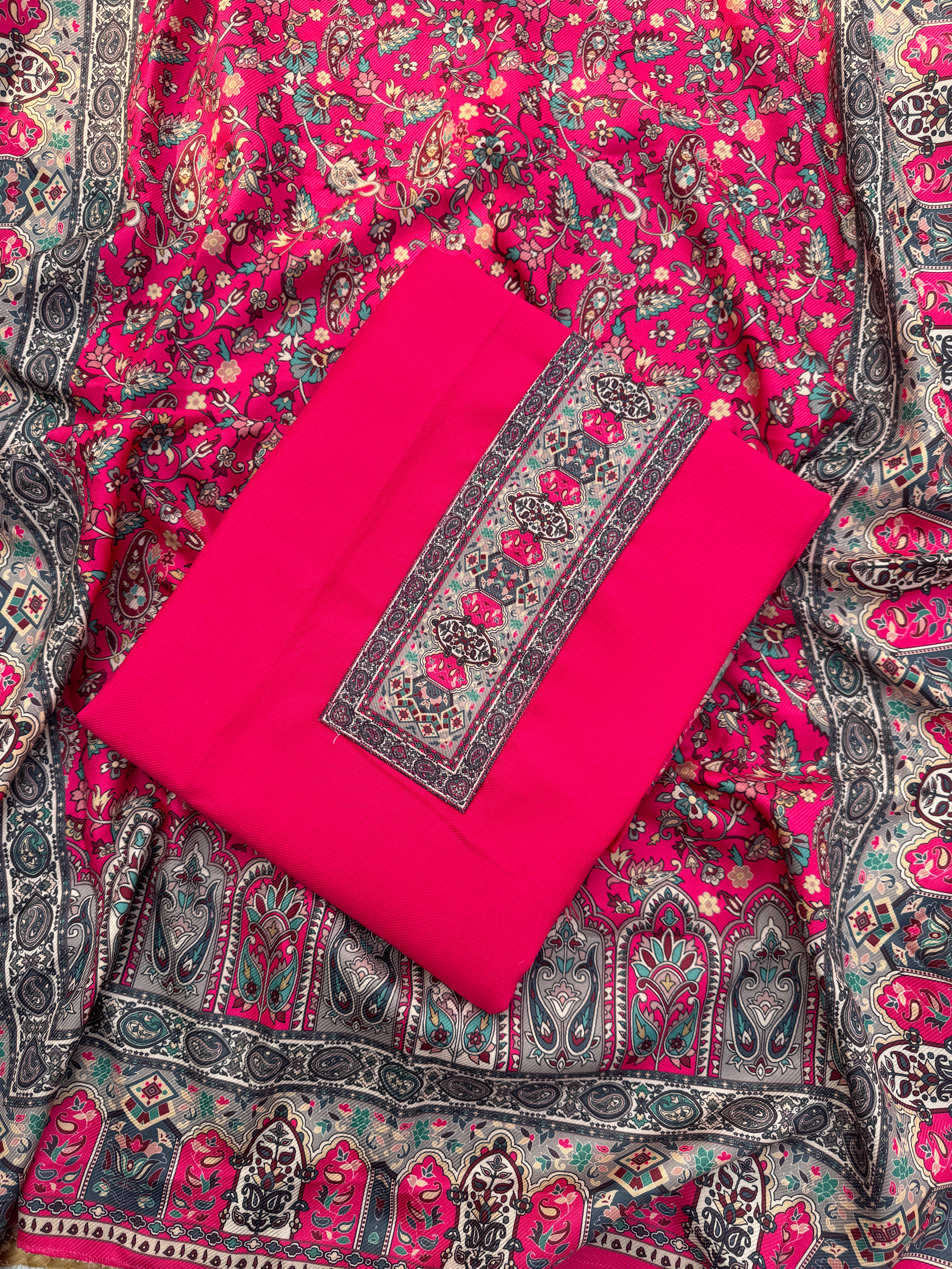 Anvi pashmina suit sets