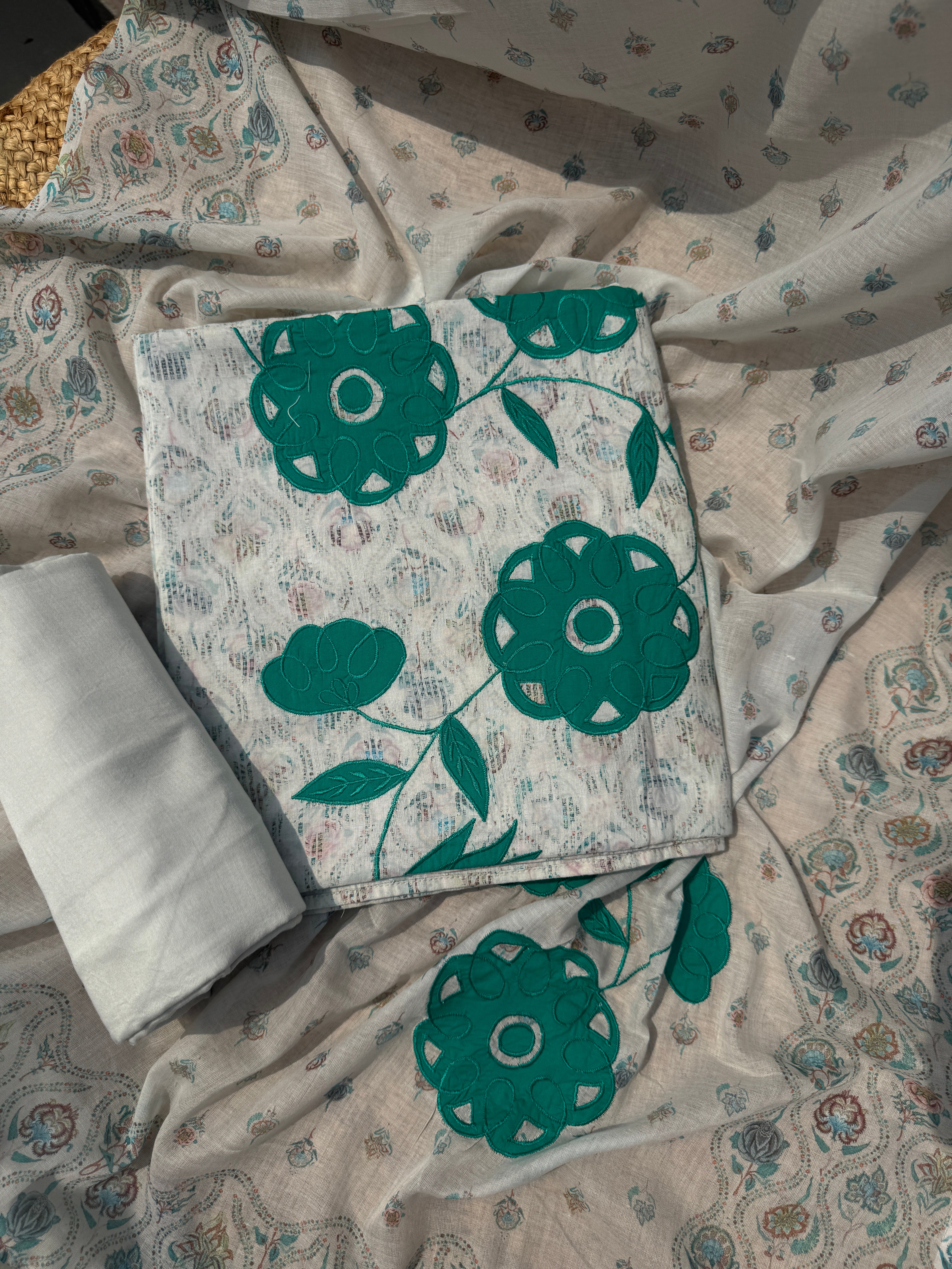 Nazm mulmul cotton suit set