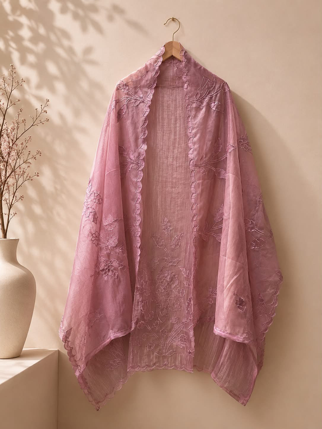 Nira appliqué suit set