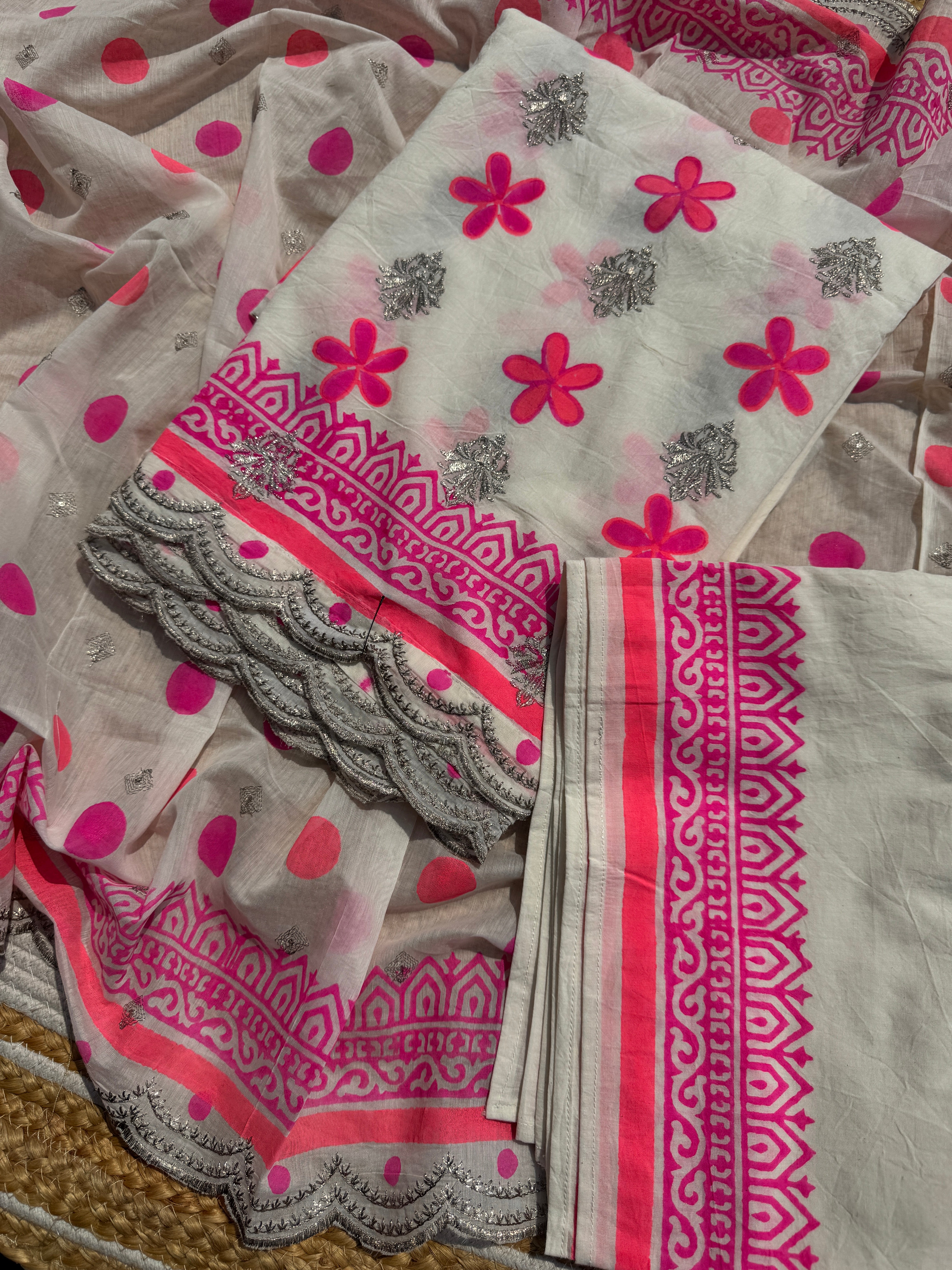 Blossom cotton suit set