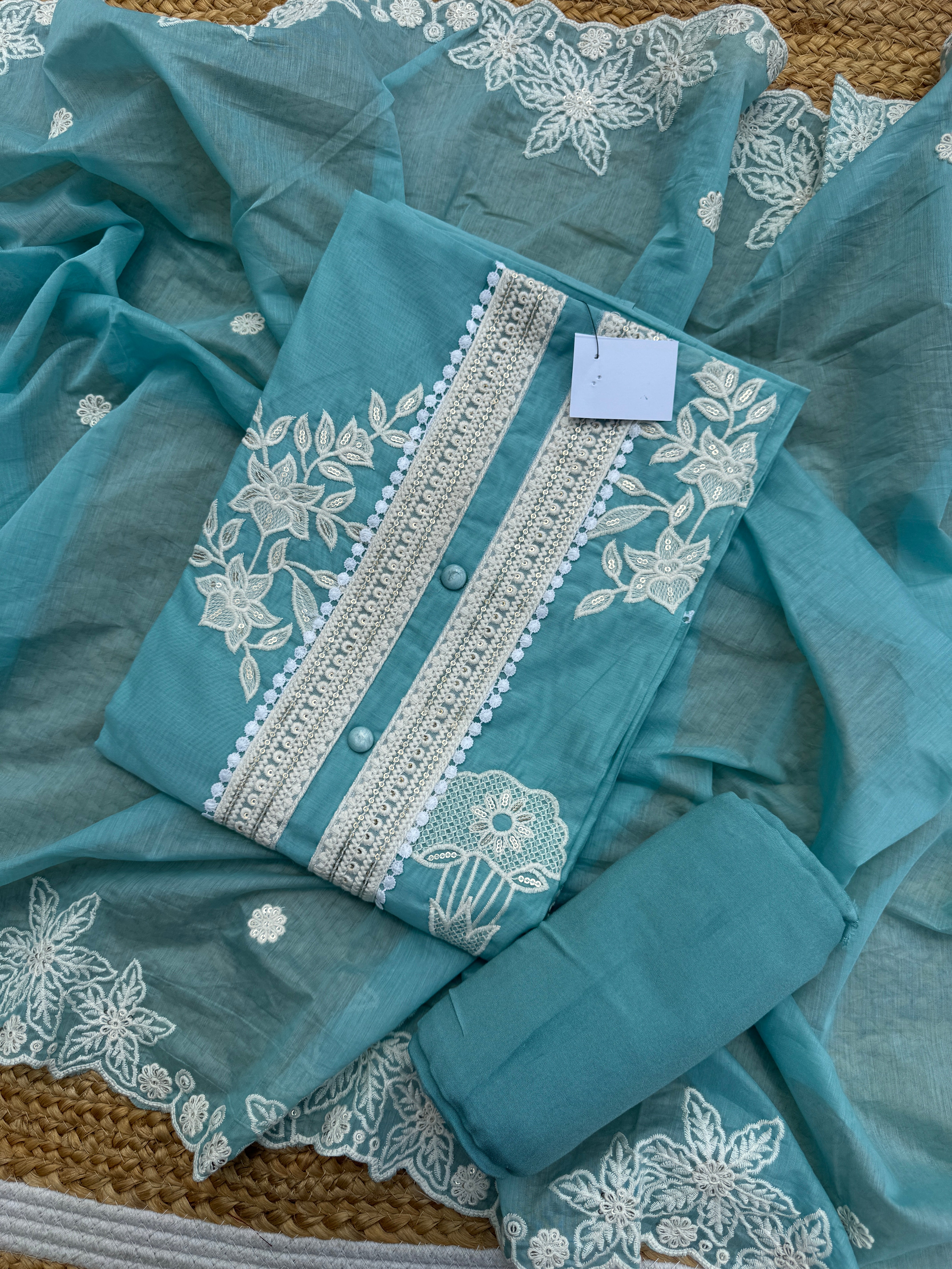 Misty mul chanderi suit set