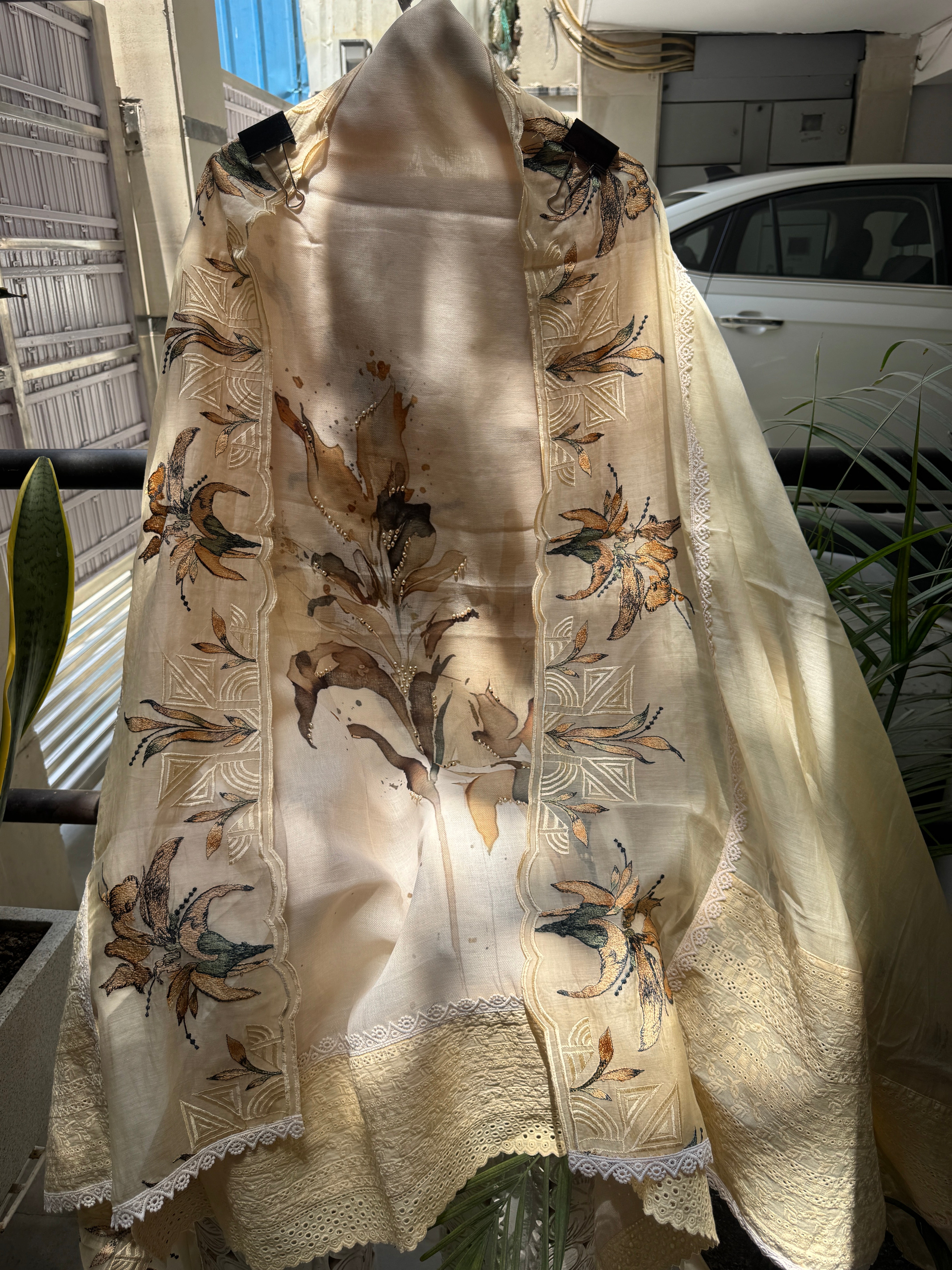 Meher linen suit set