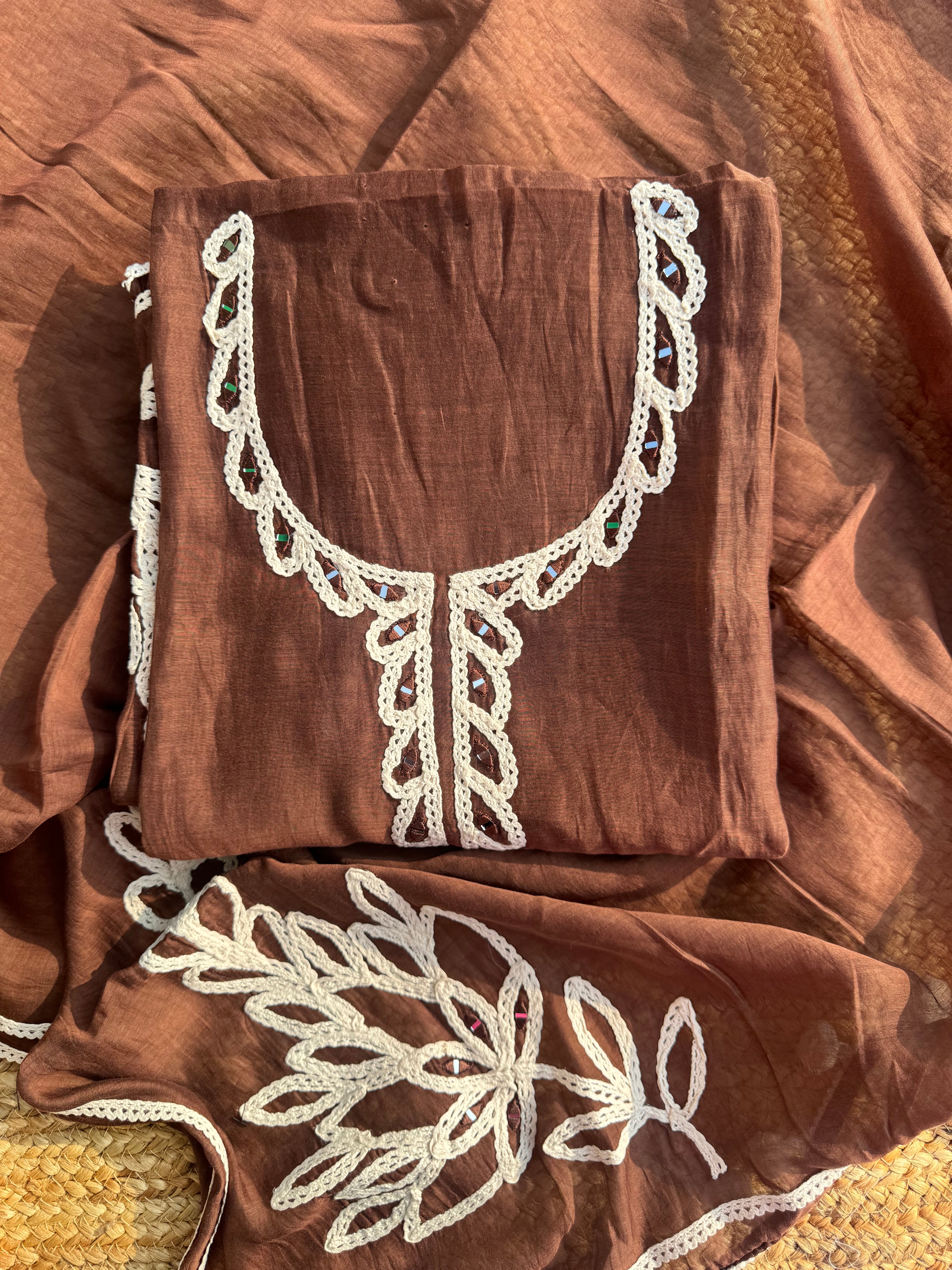 Arth pure Mulmul suit set