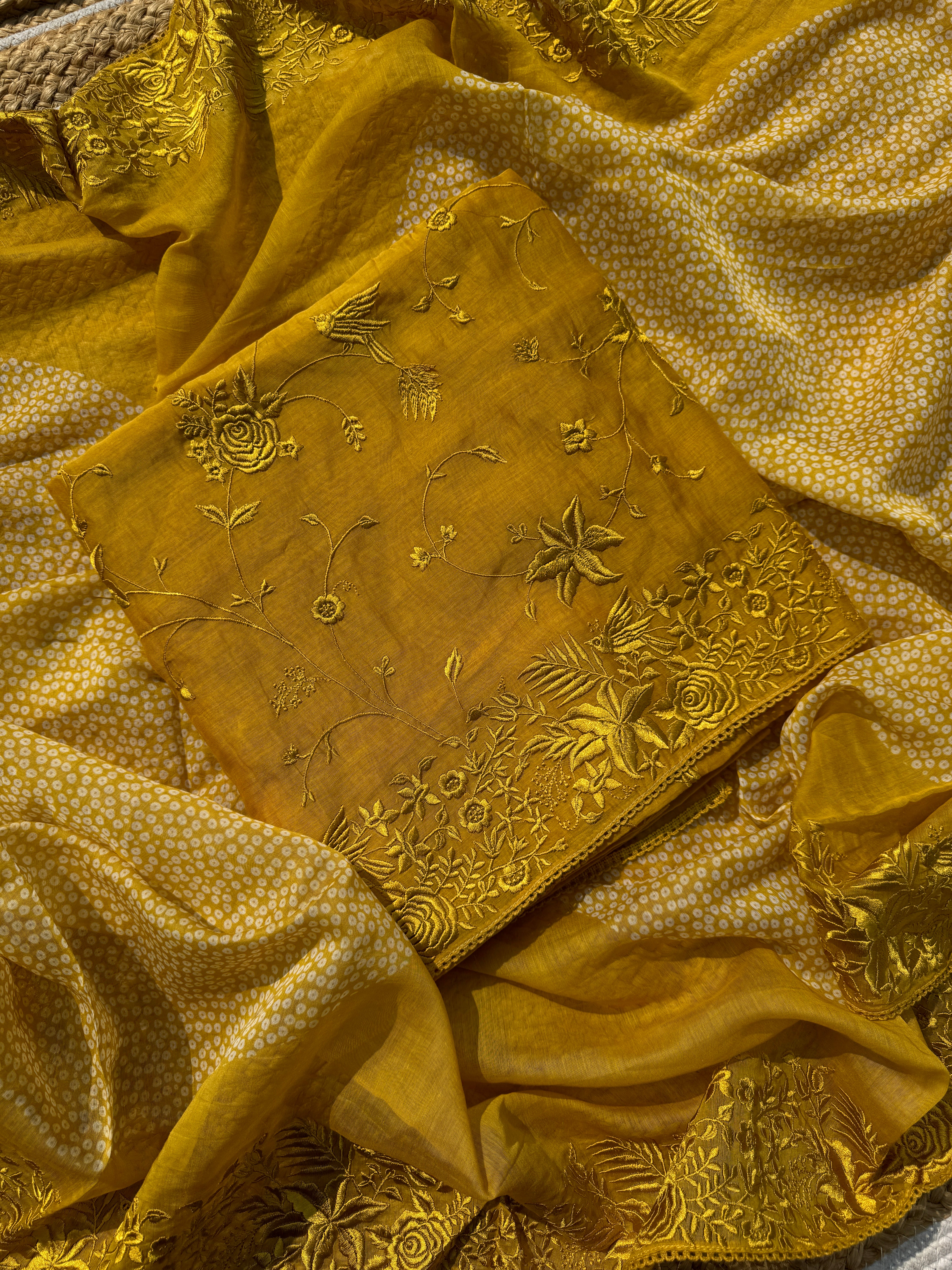 Kanak pure Mulmul suit set