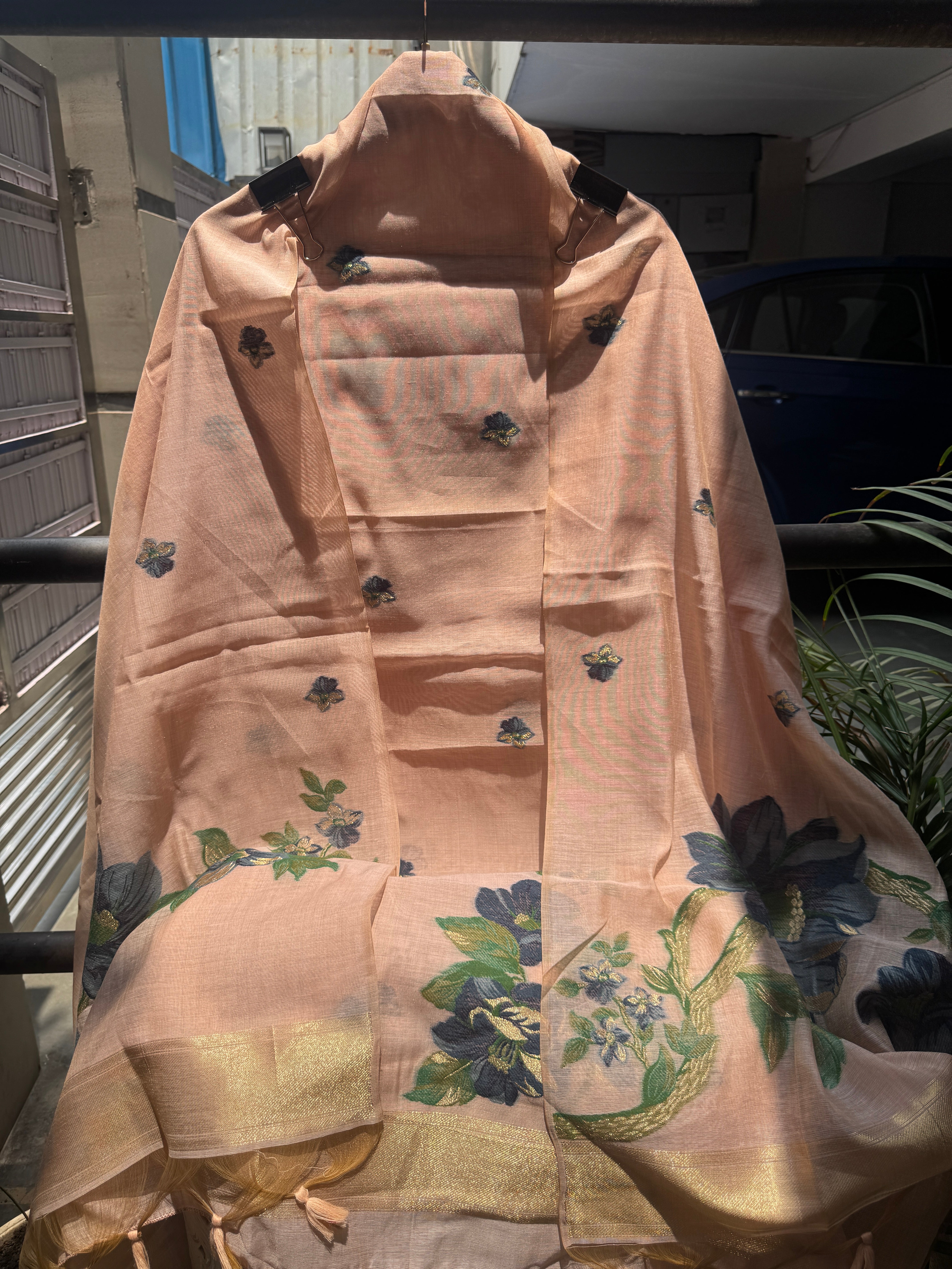 Petal poetry jamdani suit set