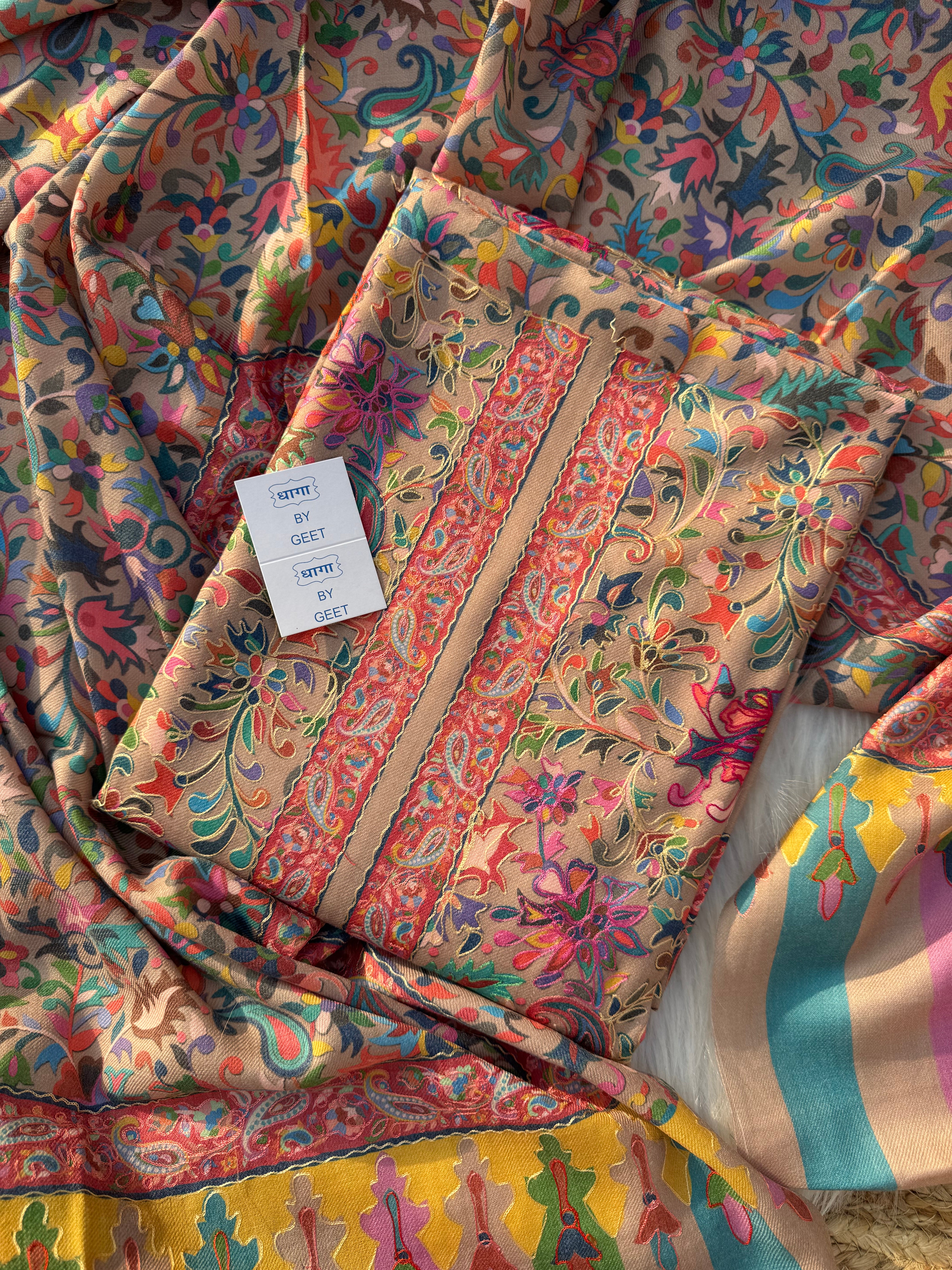 Heritage pure pashmina suit set